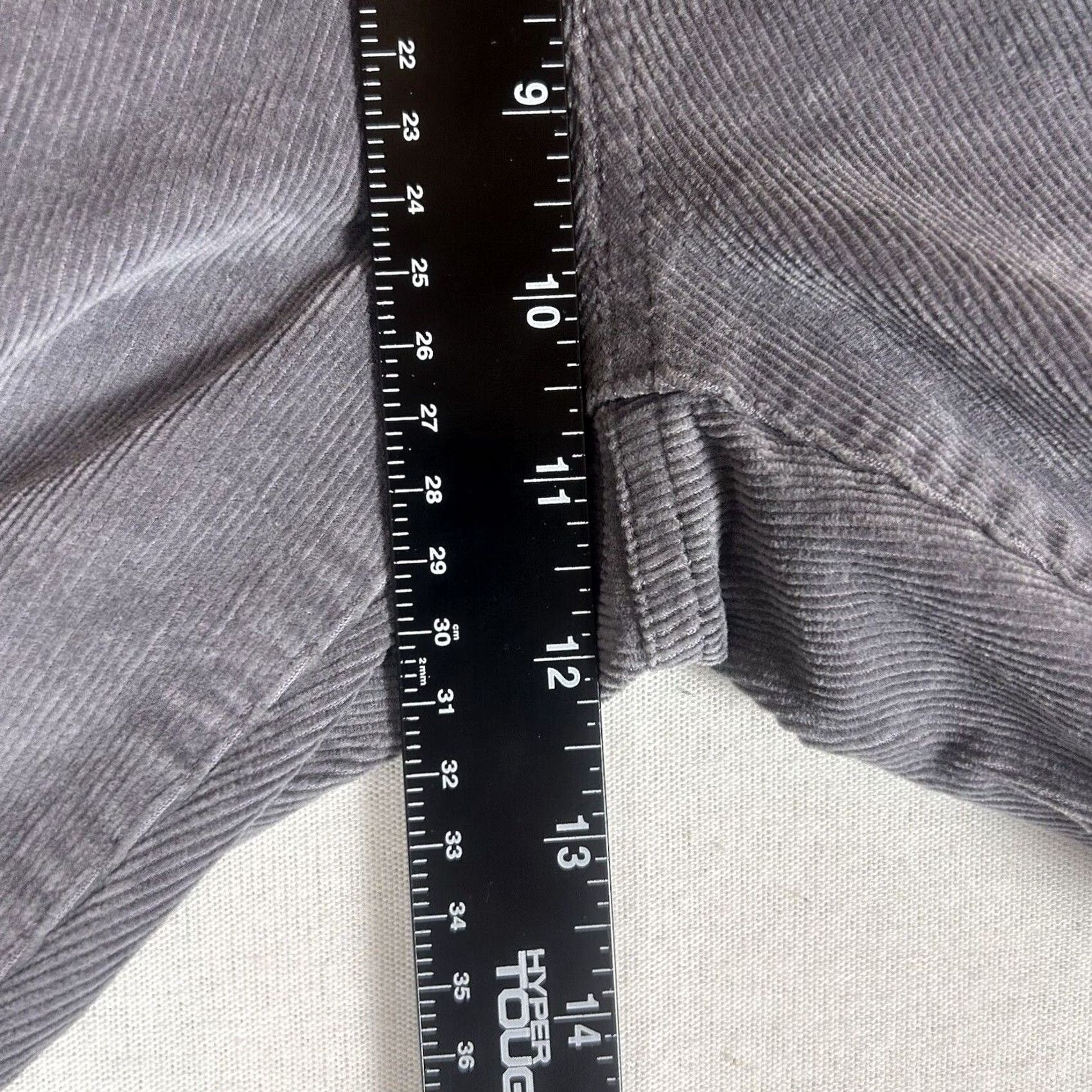 Banana Republic Banana Republic Womens Corduroy Pants Size 30L Gray Chino Casual Workwear Straight Pants Womens 30 Gray Corduroy Cotton Blend Spandex Regular 30L Size 30" / US 8 / IT 44 - 7 Thumbnail