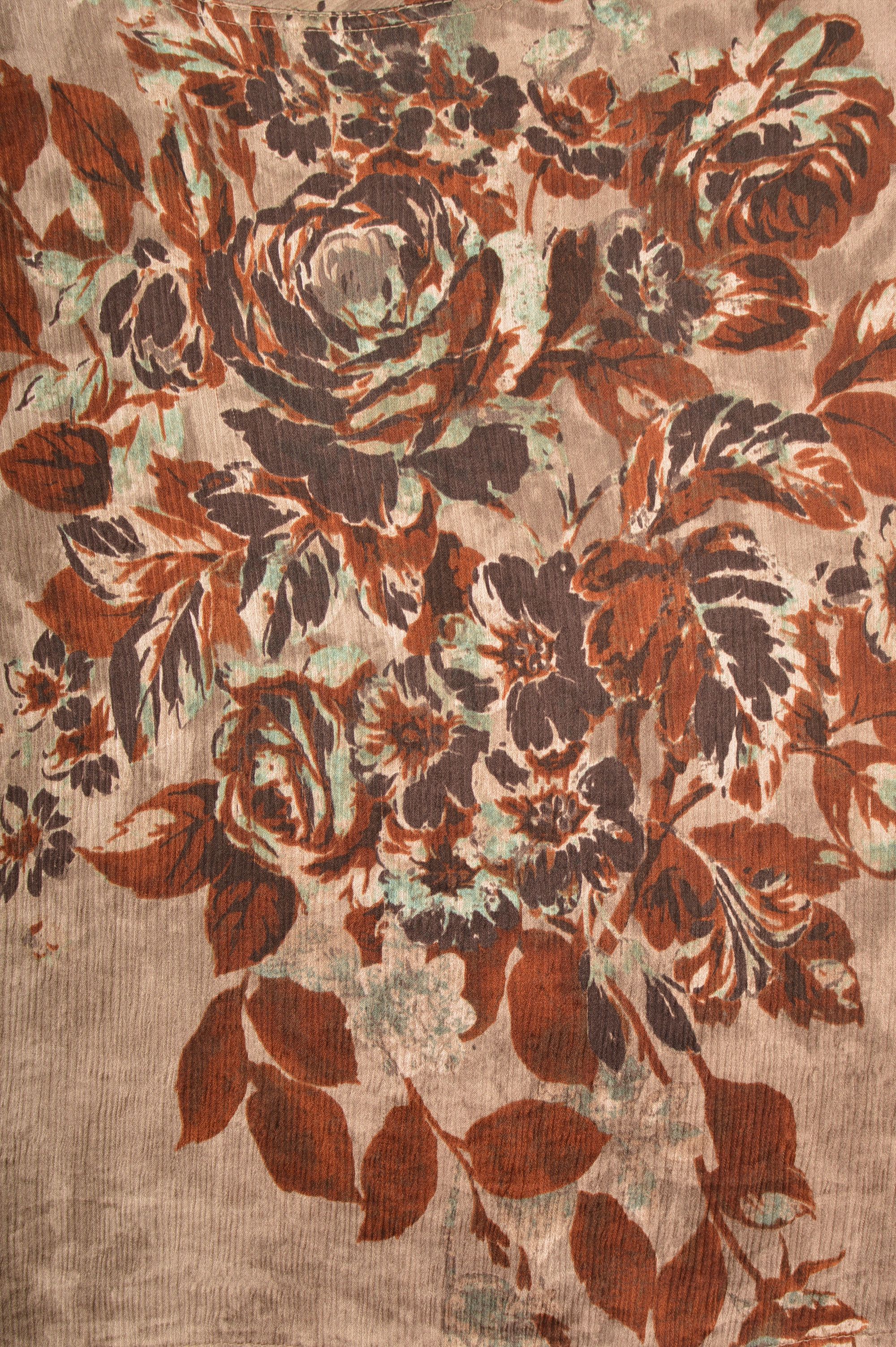 Etro Etro Floral Print Silk Short Sleeve T-Shirt Size L / US 10 / IT 46 - 2 Thumbnail