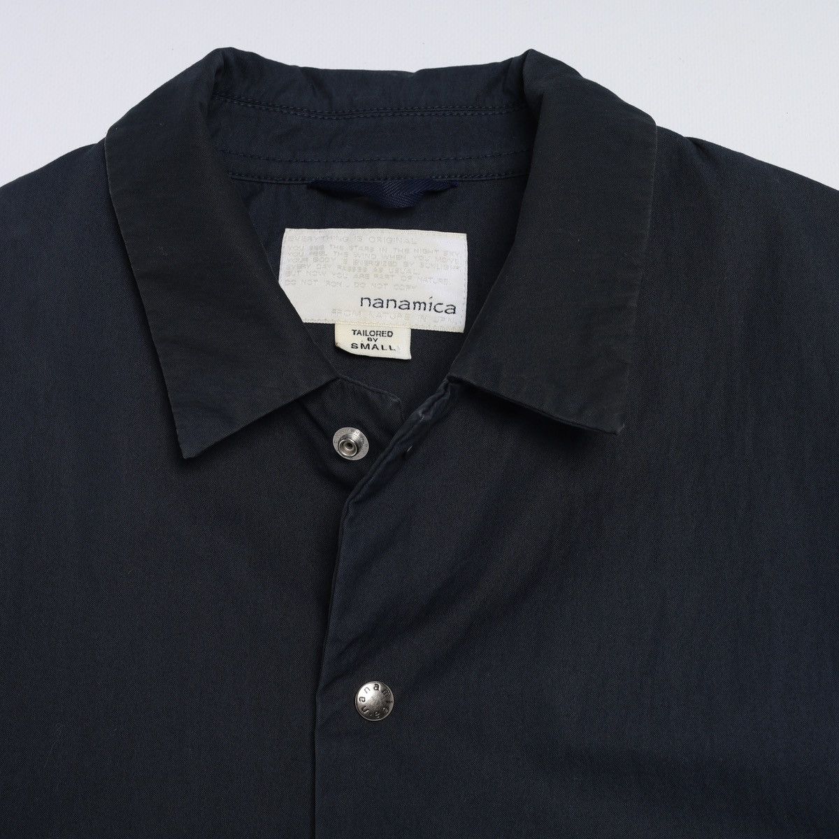 Nanamica Nanamica Japan Cotton Nylon Light Jacket Navy Blue Size US S / EU 44-46 / 1 - 7 Thumbnail