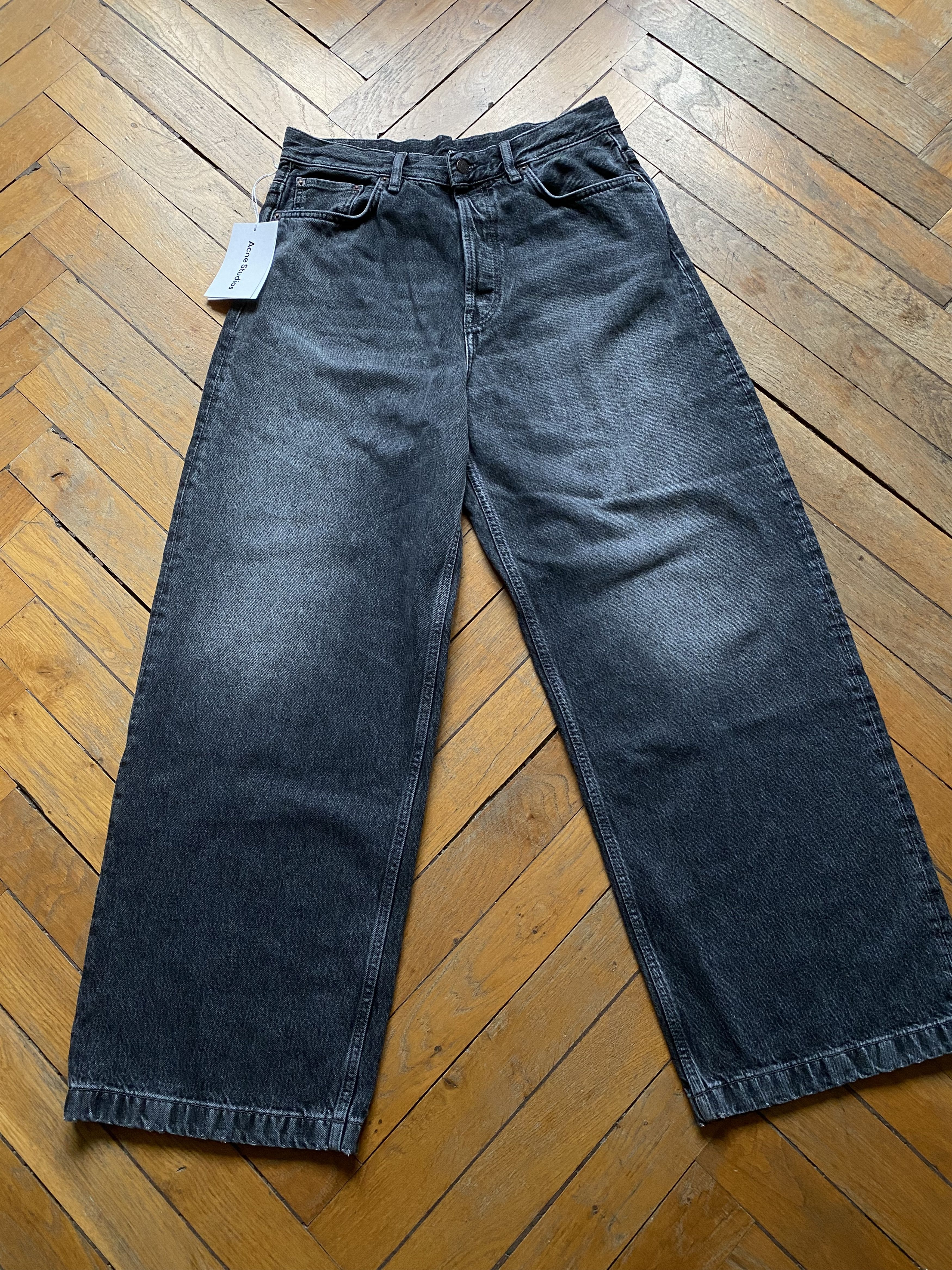 Acne Studios 1989 black W33/L32 デニム　ワイド Acne Studios 1989 Loose Fit Jeans in Black for Men | Lyst