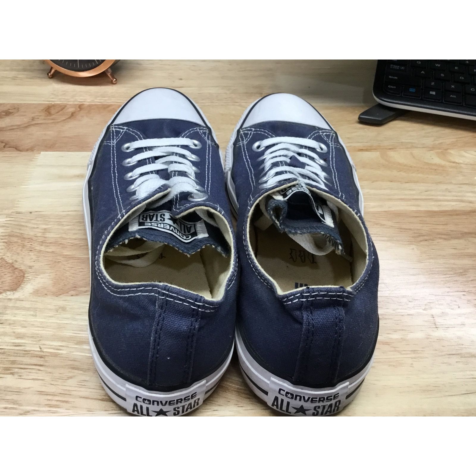 Converse Converse All-Star Women 7 Navy Blue Canvas Athletic Sneakers Size US 7 / IT 37 - 3 Thumbnail