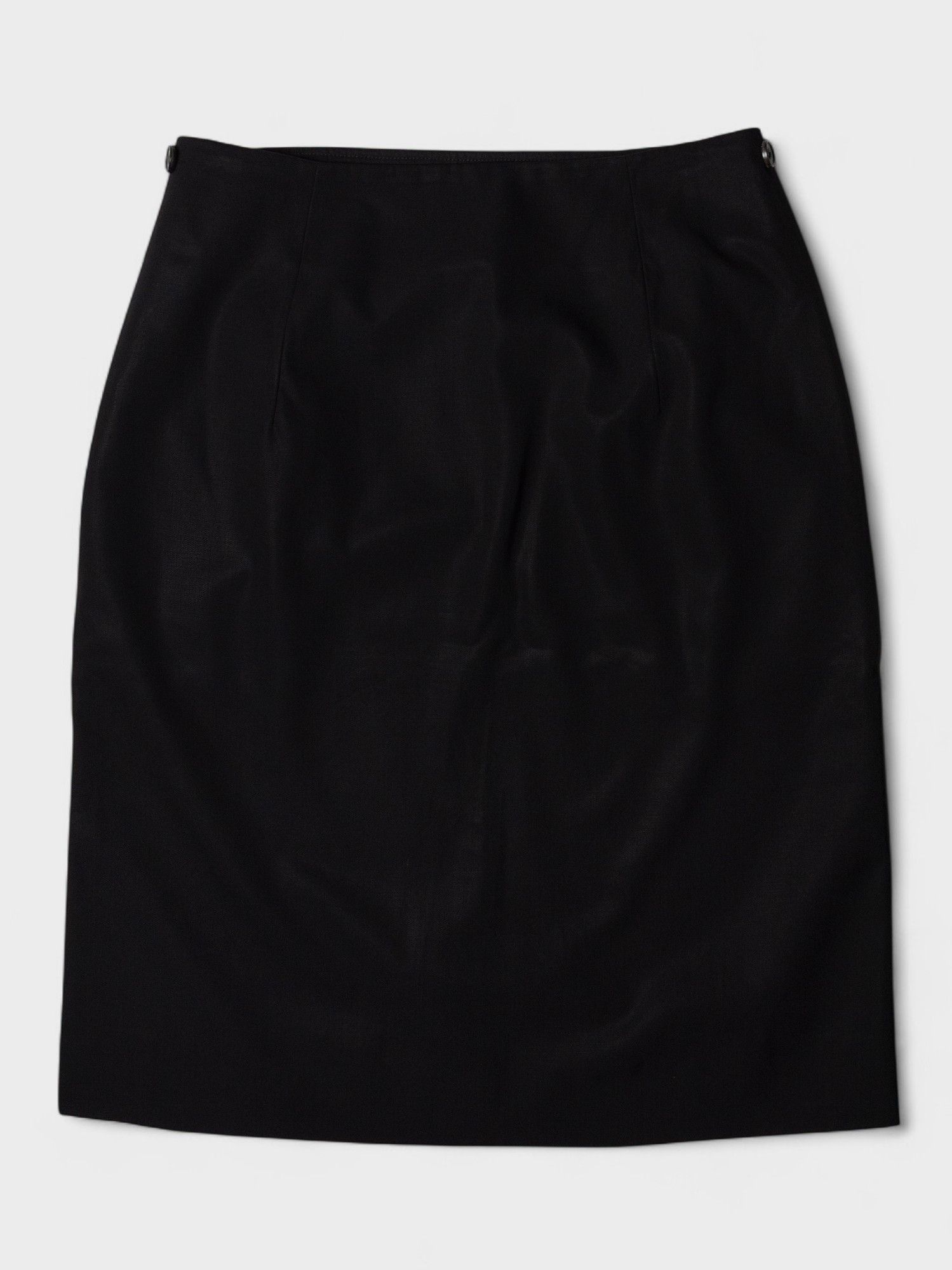 Yohji Yamamoto Yohji Yamamoto 80's / 90's wool skirt with side buttons Size 29" - 3 Thumbnail