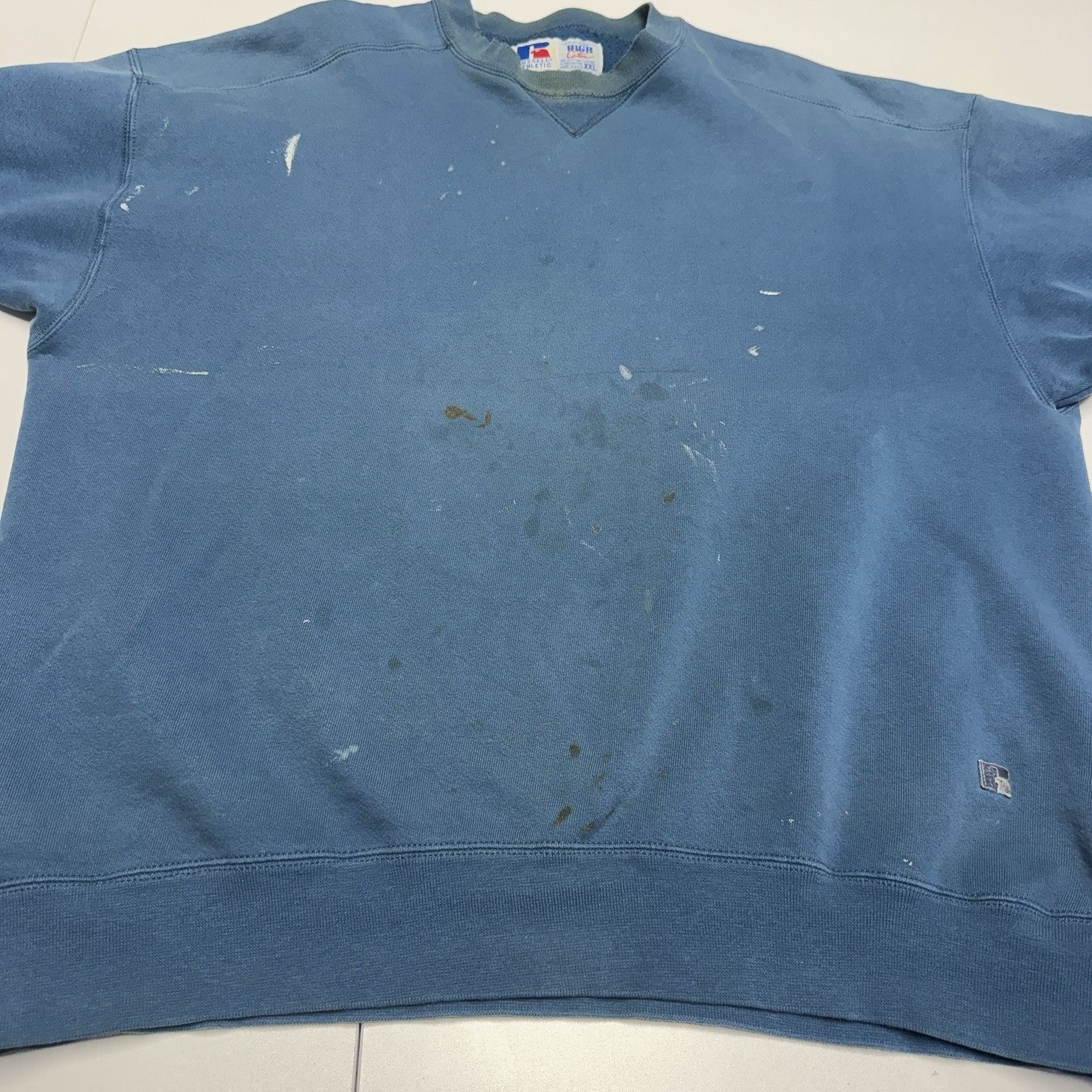 Russell Athletic Vintage Russell Athletic High Cotton Crew Neck Sweatshirt Size US XXL / EU 58 / 5 - 5 Thumbnail