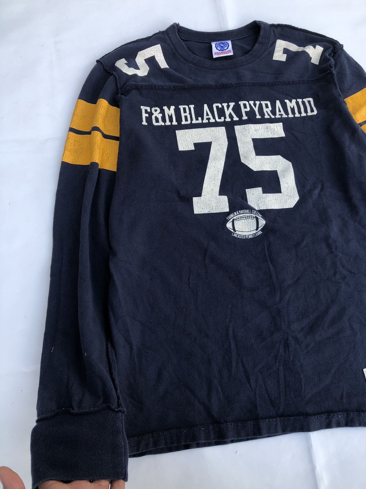 If Six Was Nine Franklin Marshal Tribal F&M Black Pyramid Tee Size US M / EU 48-50 / 2 - 5 Thumbnail