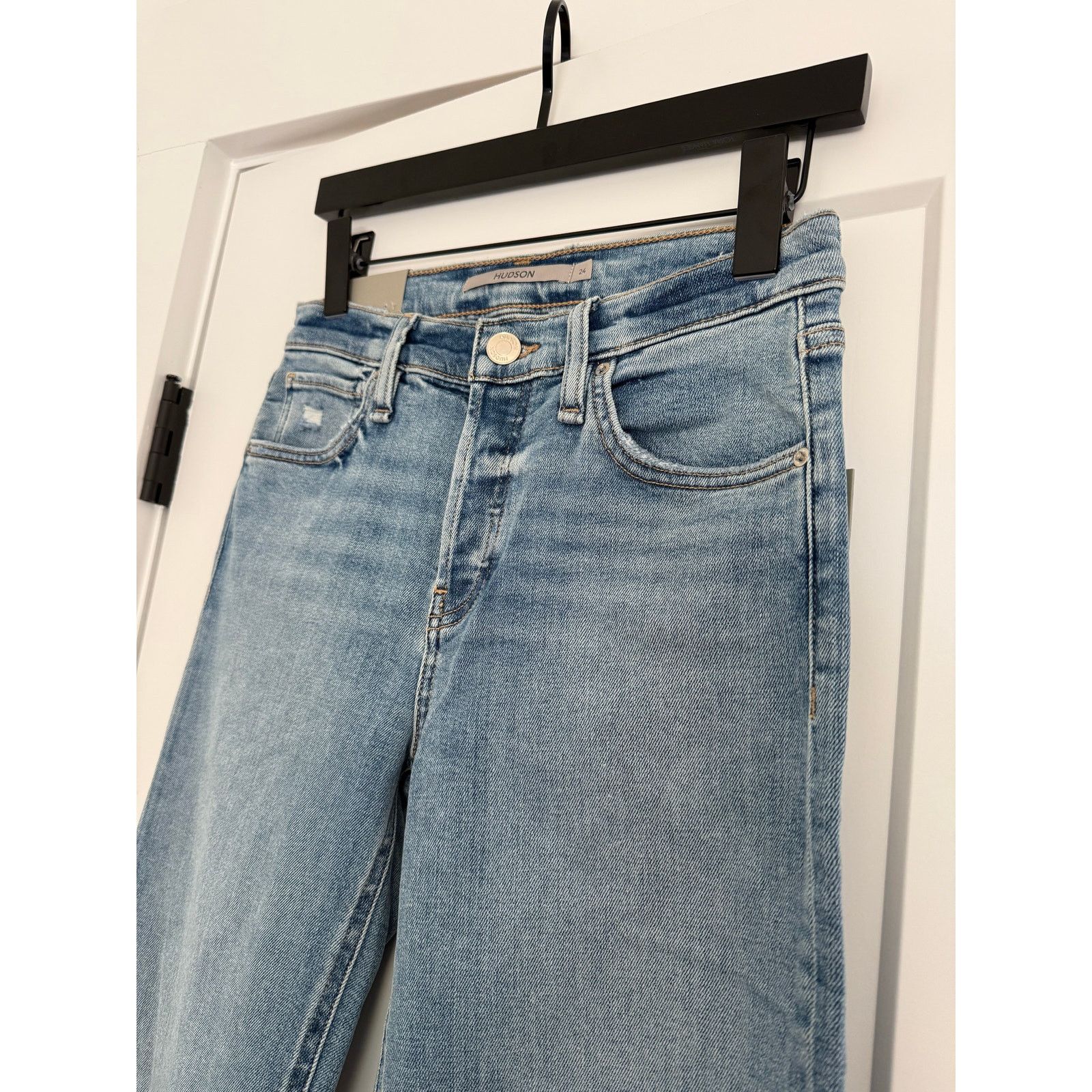 Hudson $245 New Hudson Rosie High Rise Wide Leg Ankle - 24 Size 24" / US 00 / IT 34 - 7 Thumbnail