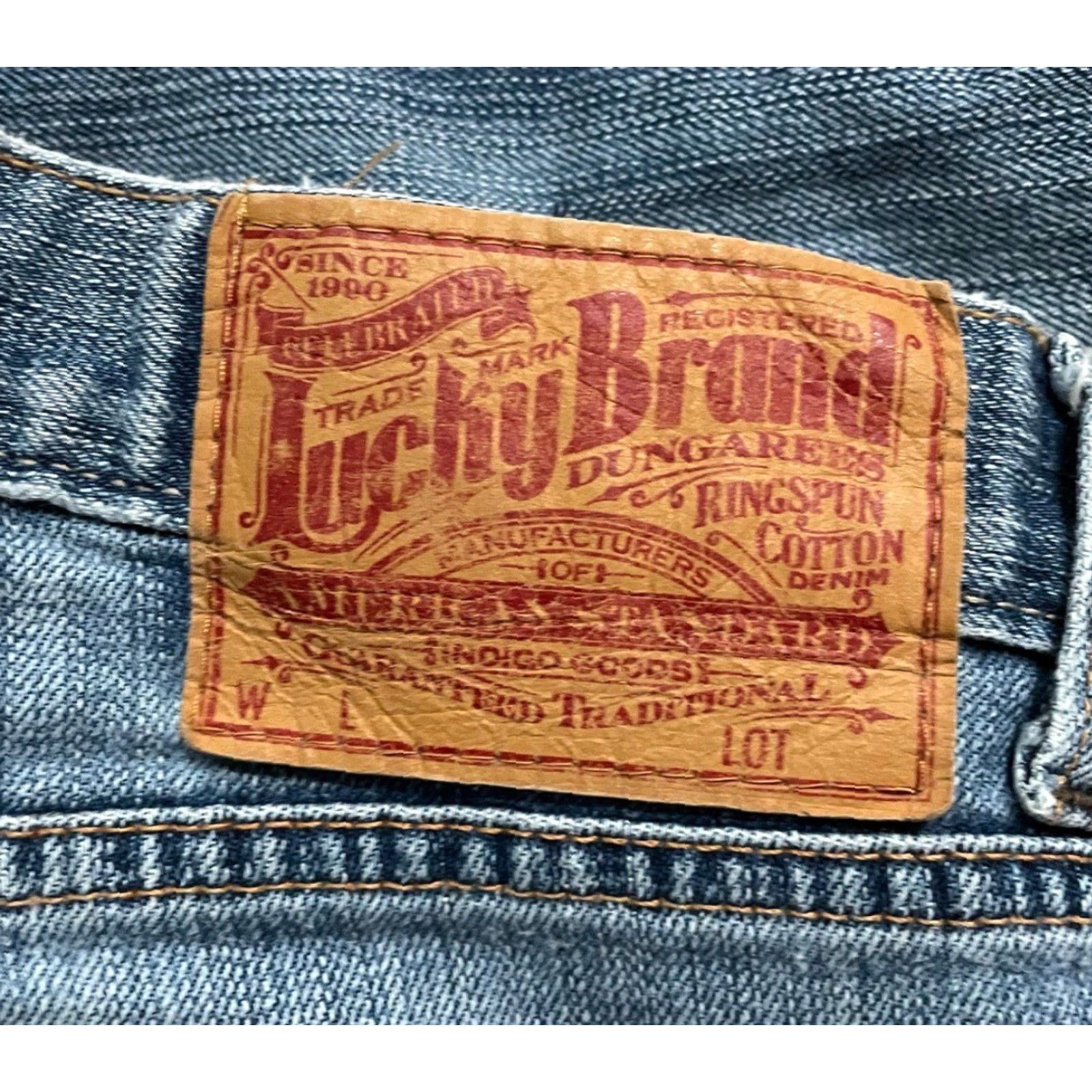 Lucky Brand Lucky Brand Jeans Women 27x25 Straight Blue Size 27" / US 4 / IT 40 - 4 Thumbnail