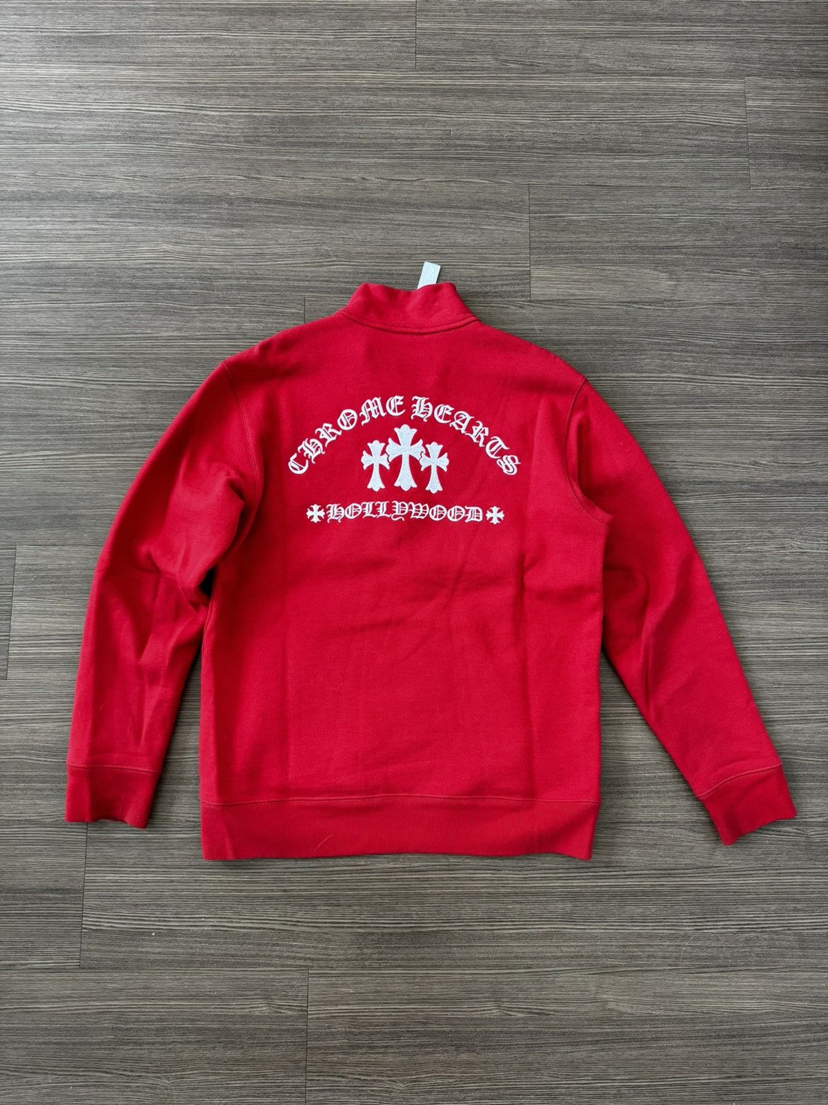Chrome Hearts Chrome Hearts Red Hollywood Cross 1/4 Zip Sweater Size US M / EU 48-50 / 2 - 6 Thumbnail