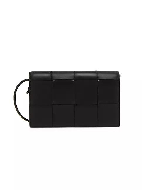 Bottega Veneta o1loc1c0824 Size: OS / Wallet On Strap in Black Size ONE SIZE - 1 Thumbnail
