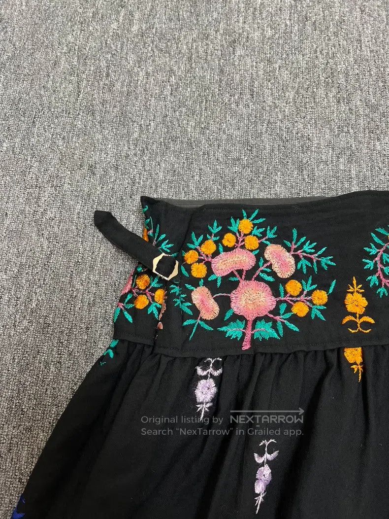 Comme des Garcons Comme Des Garcons size S Floral Midi Skirt Size 23" - 5 Thumbnail