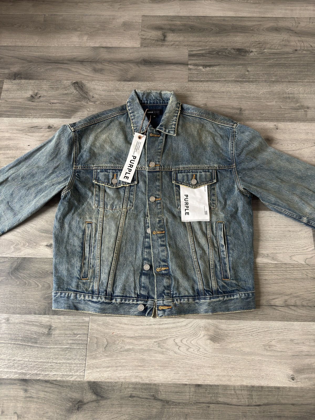 Purple Brand PURPLE Denim Jacket Size US M / EU 48-50 / 2 - 1 Thumbnail