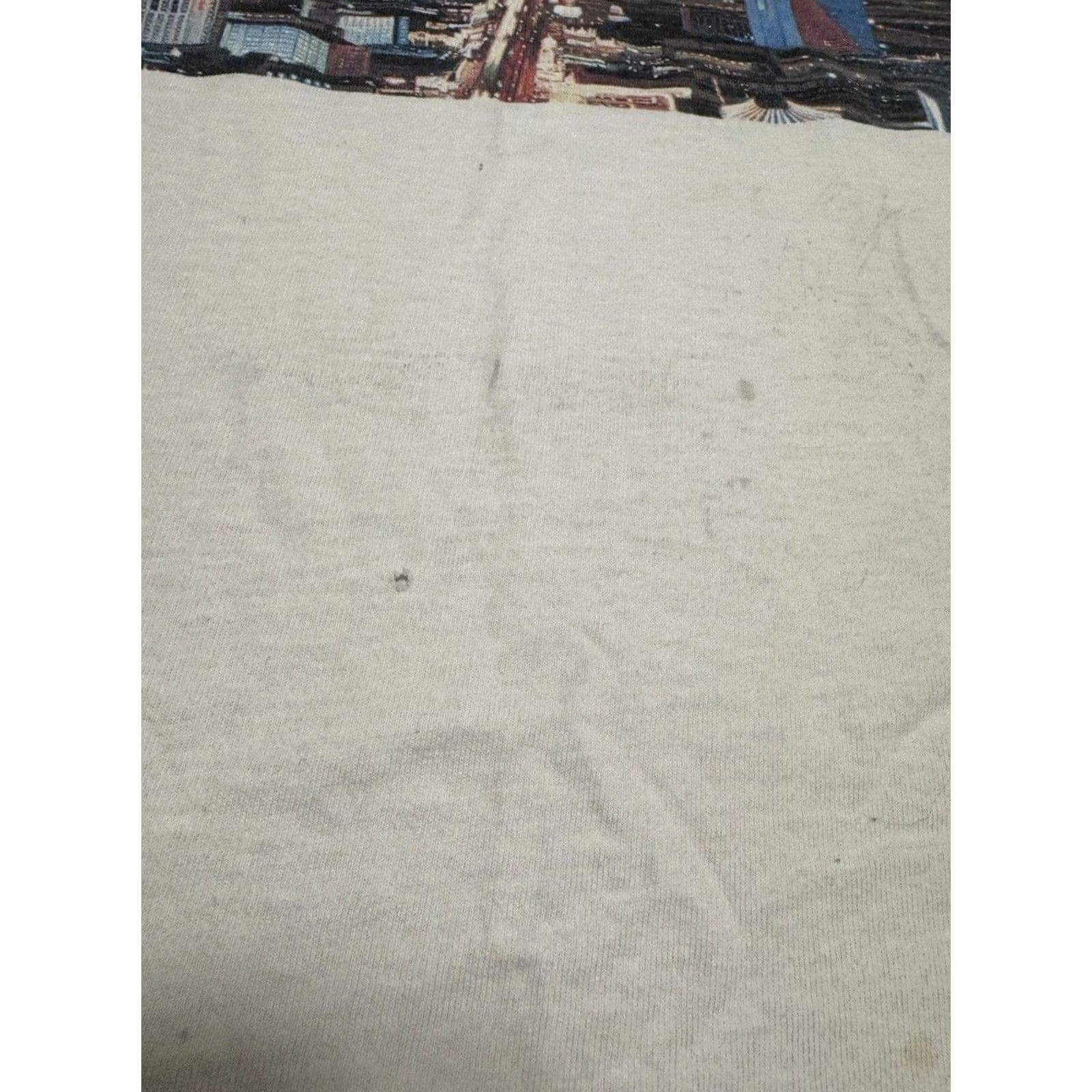Delta VINTAGE Las Vegas Shirt Mens XL White Y2K Graphic Print Skyline “Visa Las Vegas” Size US XL / EU 56 / 4 - 5 Thumbnail