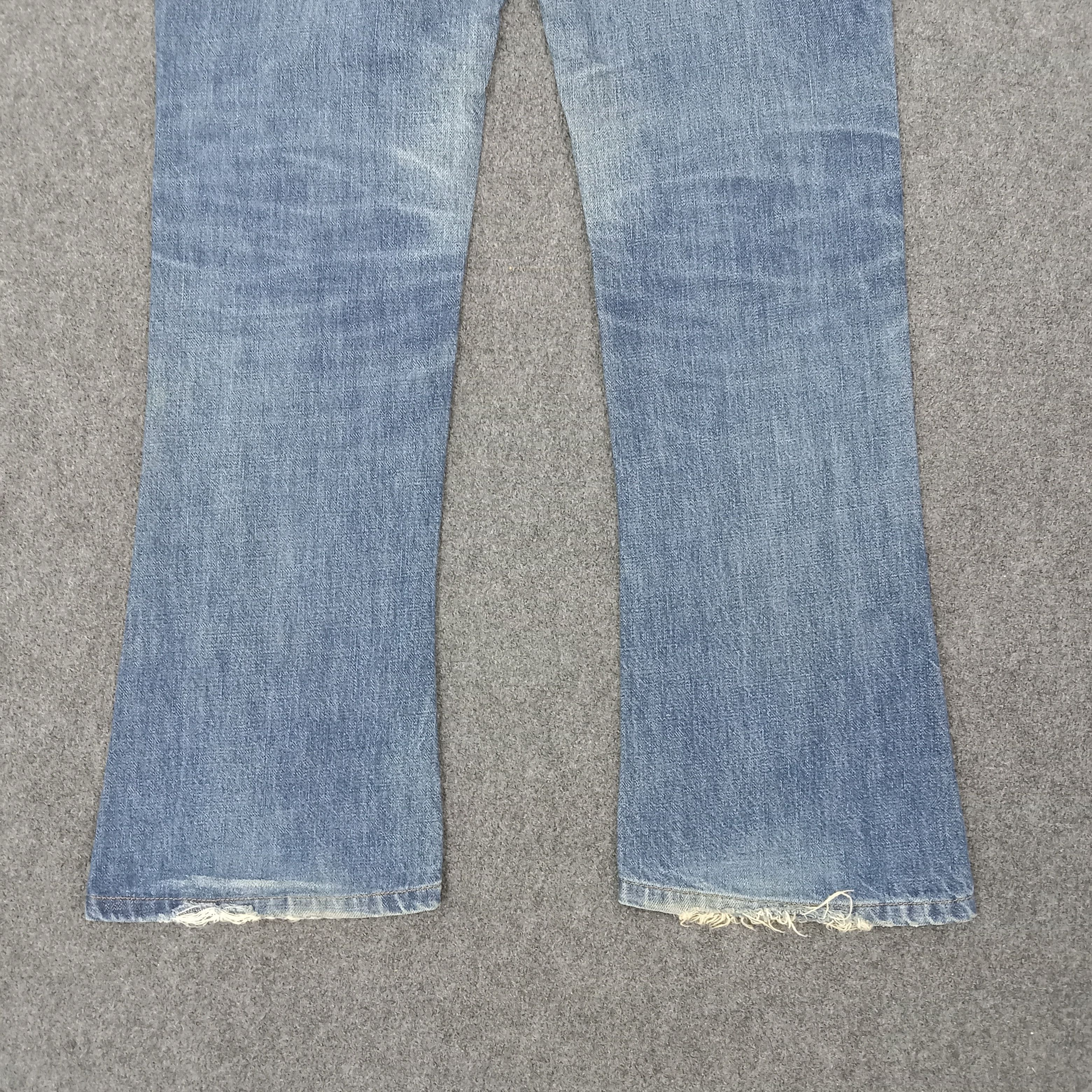 Hysteric Glamour Hysterics Raider Flare Custom Logo Jeans C265N8 Size US 29 - 4 Thumbnail