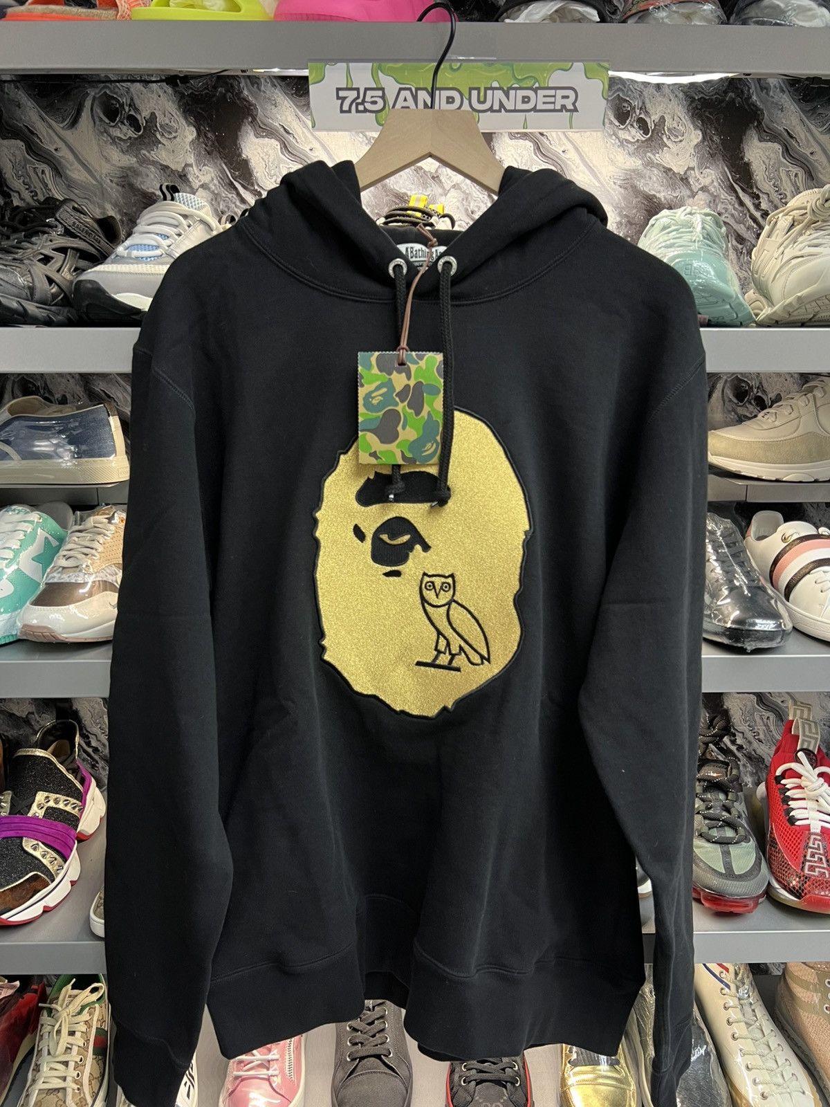 Bape × October's Very Own Bape x OVO Ape Head Hoodie Size US XL / EU 56 / 4 - 1 Thumbnail