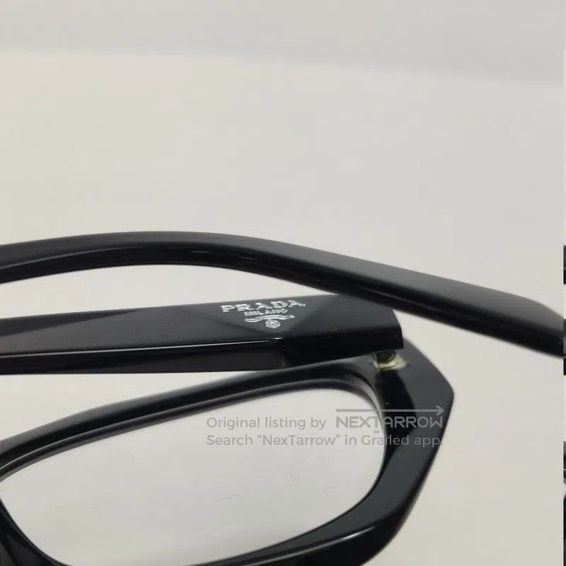 Prada Prada Logo Frame Sunglasses. Size ONE SIZE - 9 Thumbnail
