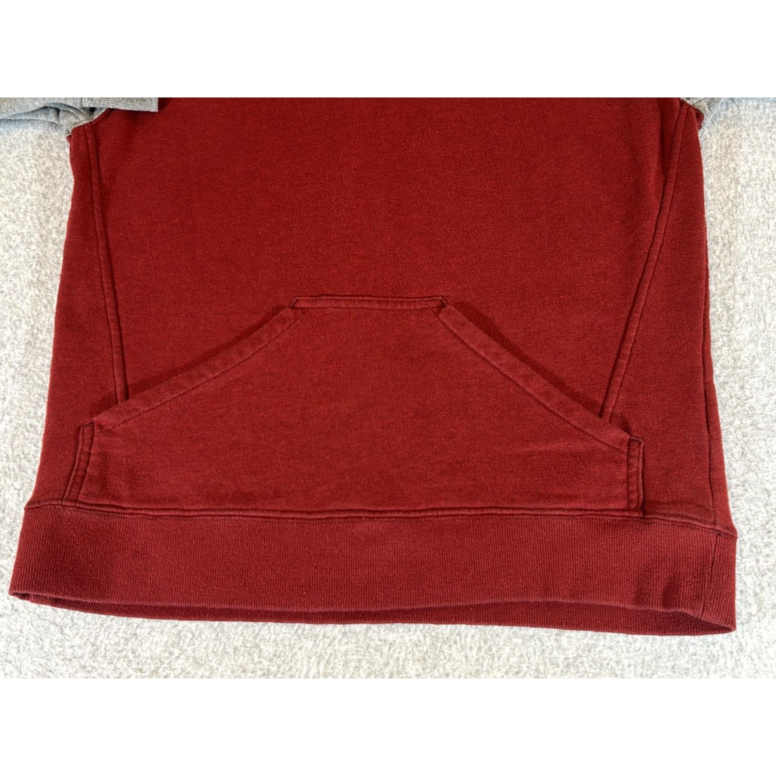 Vintage Columbia Hoodie Mens Small Pullover Sweatshirt Red Gray Hart Mountain II Fleece Size US S / EU 44-46 / 1 - 2 Thumbnail