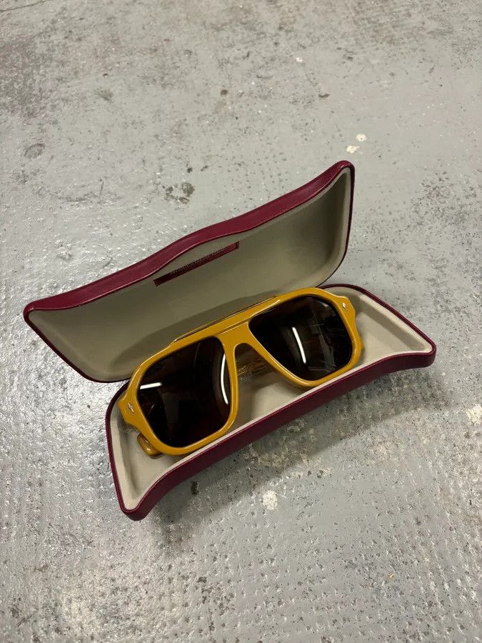 Jacques Marie Mage Jacques Marie Mage Aviator Camel Sunglasses Size ONE SIZE - 1 Thumbnail