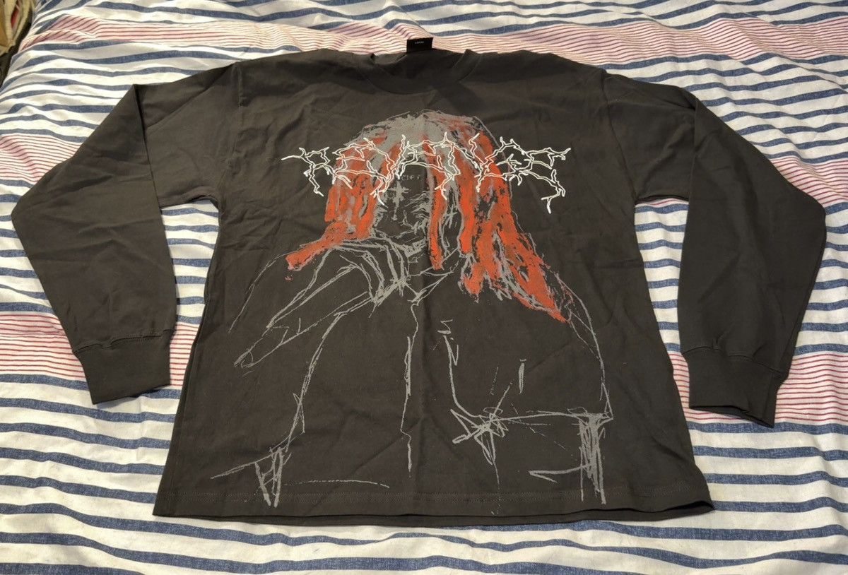 Revenge Born Sinners Longsleeve Black Tee Size US L / EU 52-54 / 3 - 1 Thumbnail