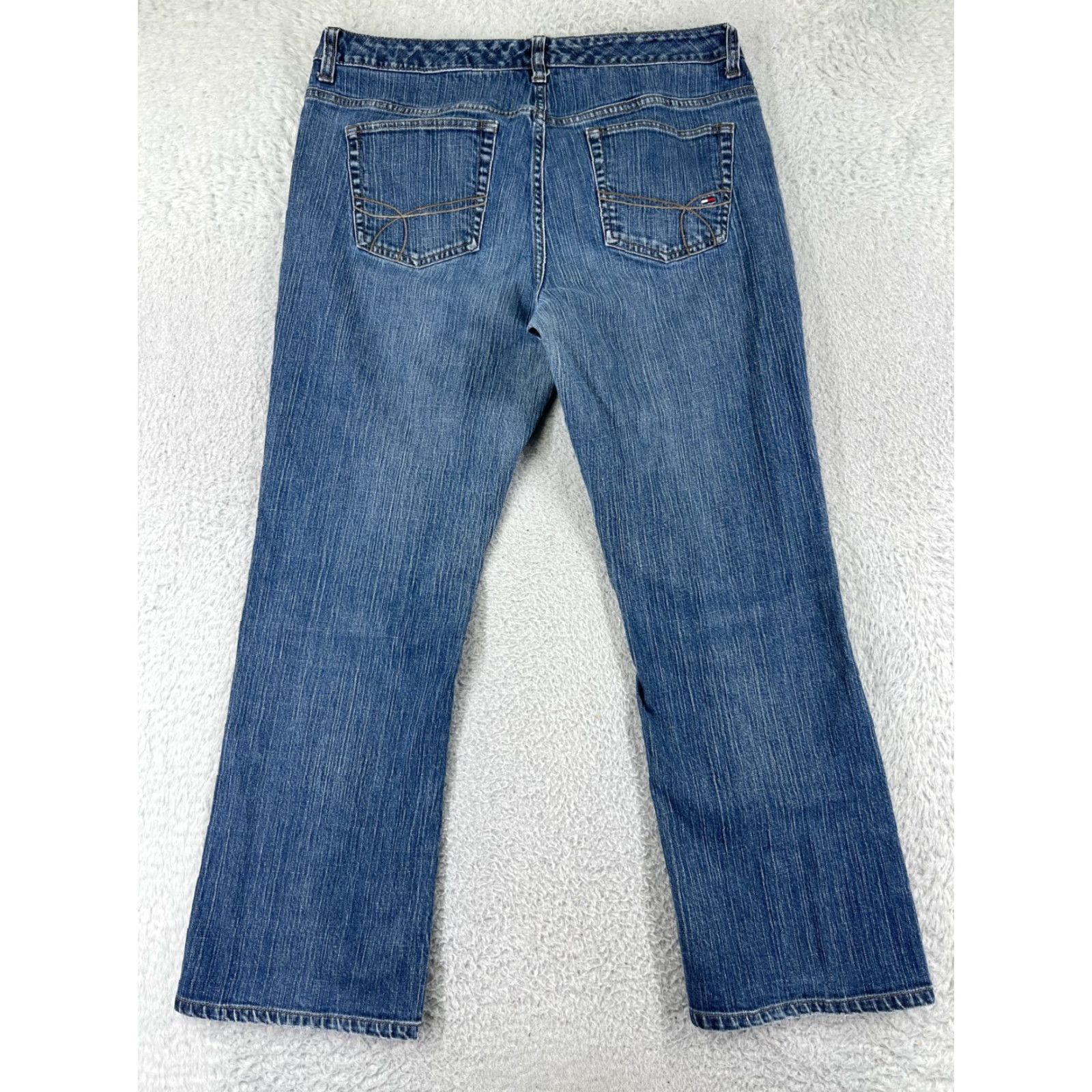 Tommy Hilfiger Tommy Hilfiger Womens Jeans Bootcut Medium Wash 28in Inseam 12 Size Denim Size 34" / US 12 / IT 48 - 2 Thumbnail