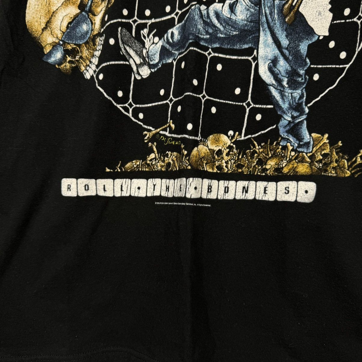 Band Tees Rush 2009 Roll The Bones T-shirt Size US M / EU 48-50 / 2 - 6 Thumbnail