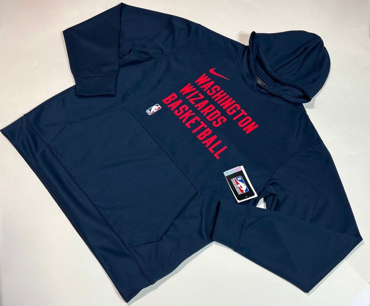 Nike Nike NBA Engineered Washington Wizards Basketball Hoodie Size US L / EU 52-54 / 3 - 2 Thumbnail