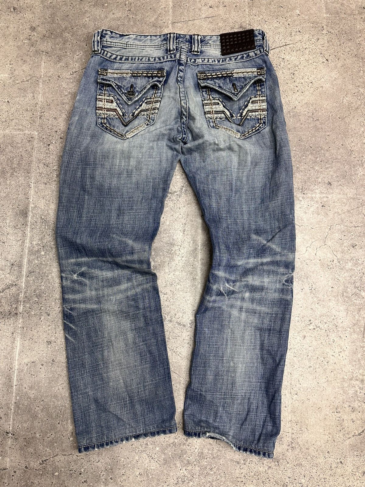 Affliction Vintage Affliction Cargo Bontage Pants y2K Gothic Kill Goa Size US 31 - 11 Thumbnail