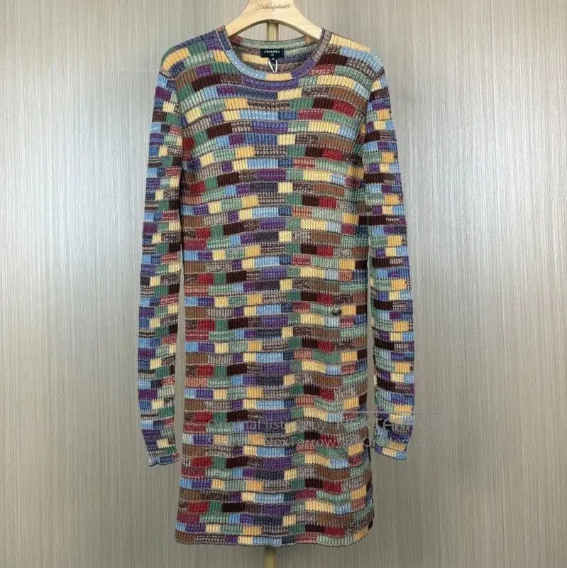 Chanel Chanel Multi-Color Patterned Dress for Women . Size M / US 6-8 / IT 42-44 - 1 Thumbnail