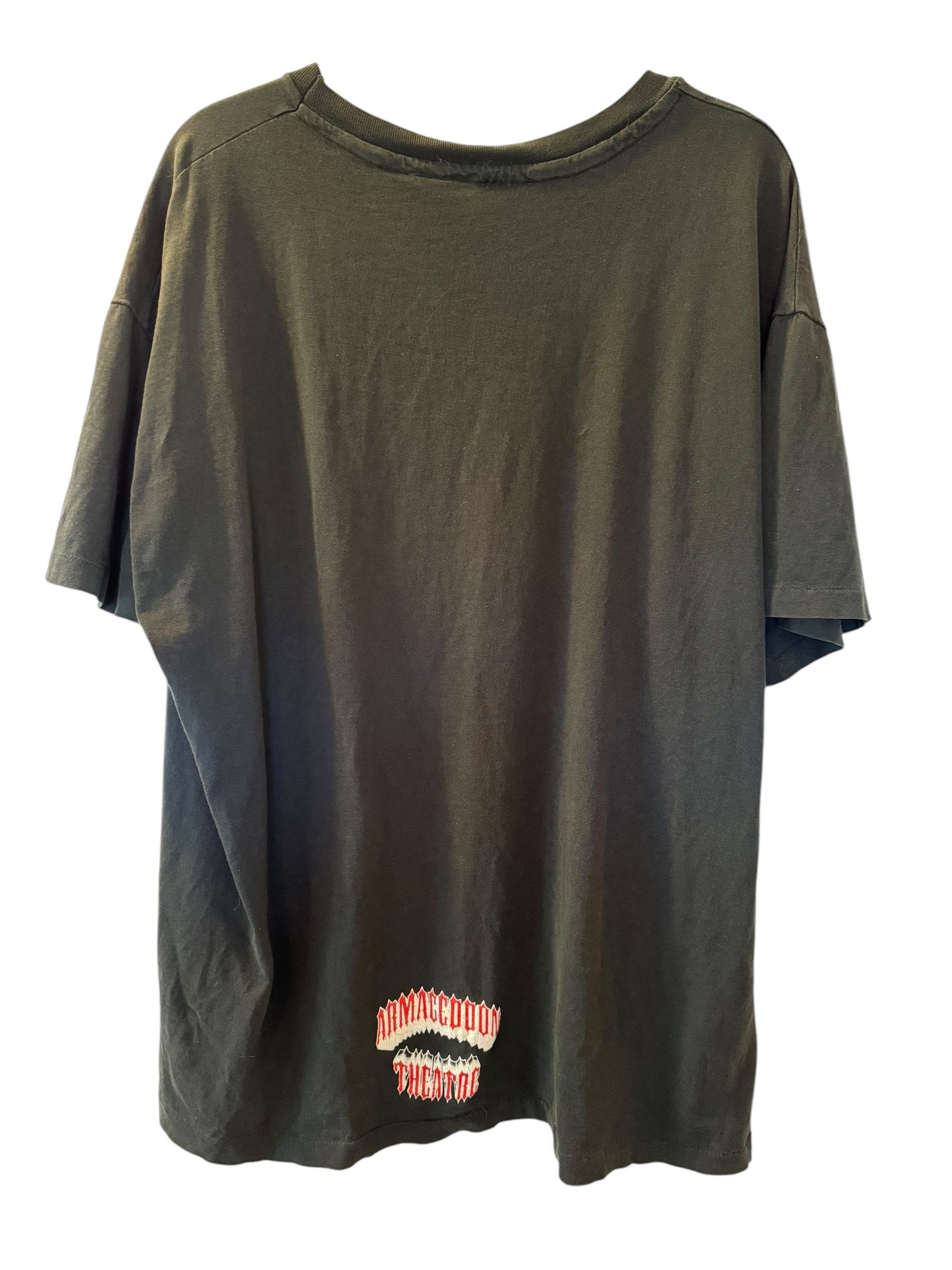 Hanes Vintage 90s Armageddon Theater Metal Band Tee Size US XL / EU 56 / 4 - 2 Thumbnail