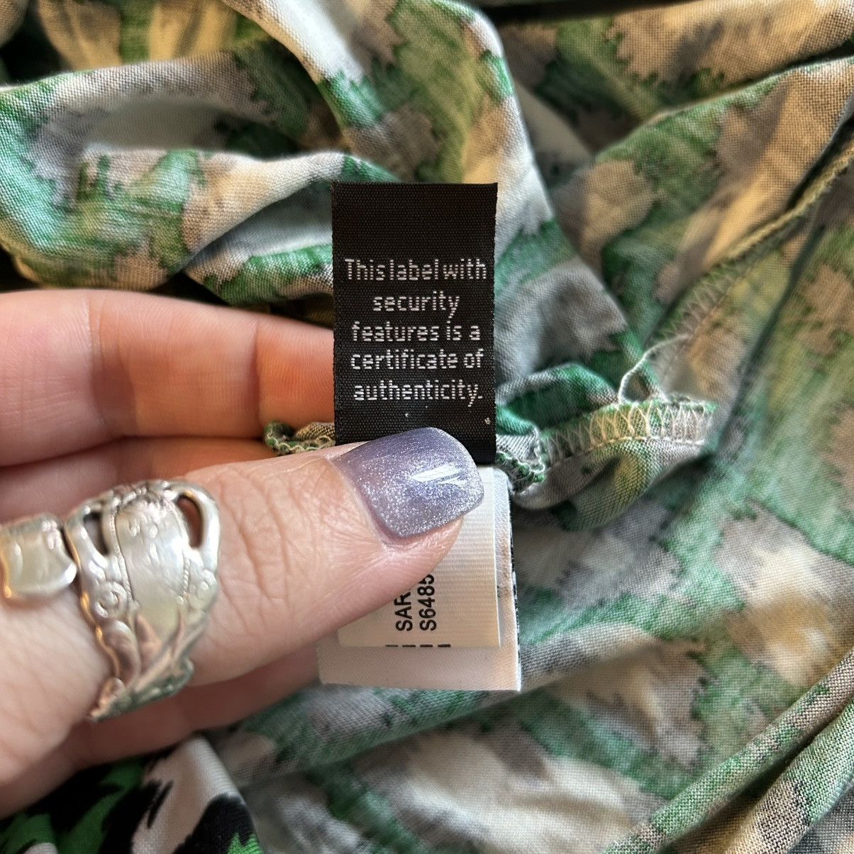 Diane von Furstenberg Diane Von Fustenberg green leopard print LS silk blend M Size M / US 6-8 / IT 42-44 - 8 Thumbnail
