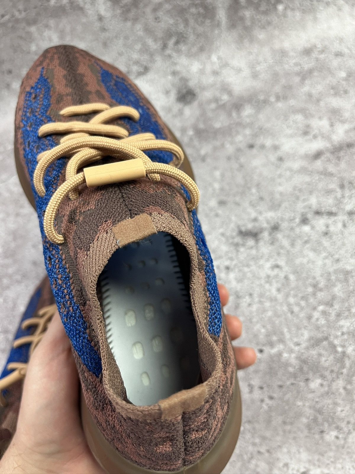 Adidas × Kanye West Adidas Yeezy Boost 380 Azure Blue Oat Brown Blue Sneakers Size US 6 / IT 36 - 8 Thumbnail