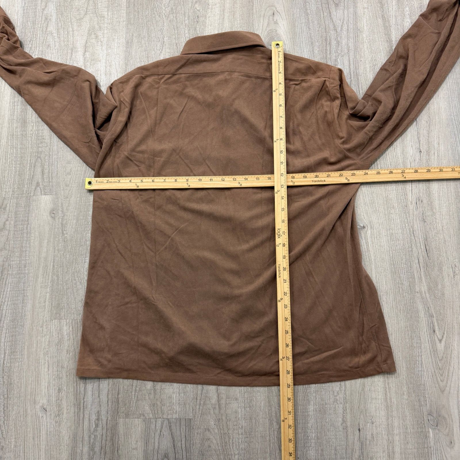 Vintage Vintage The Man's Shop Button Up Shirt Extra Large Brown Size US XL / EU 56 / 4 - 8 Thumbnail