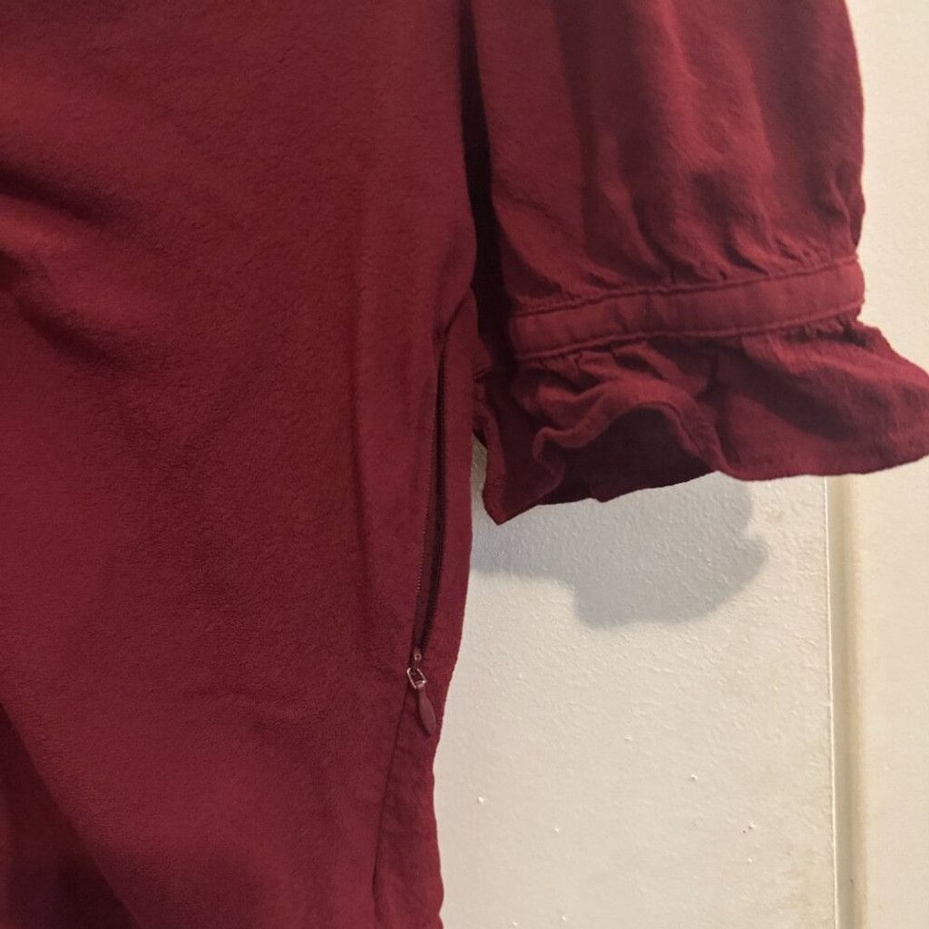Madewell 🍷 Madewell Button Front V-Neck Blouse | Size 2 (fits S) Size S / US 4 / IT 40 - 4 Thumbnail
