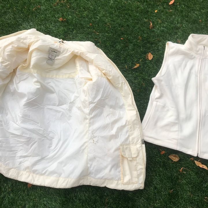 L.L. Bean LL Bean Maine Freeport USA down Puffer White Jacket Size US M / EU 48-50 / 2 - 13 Thumbnail