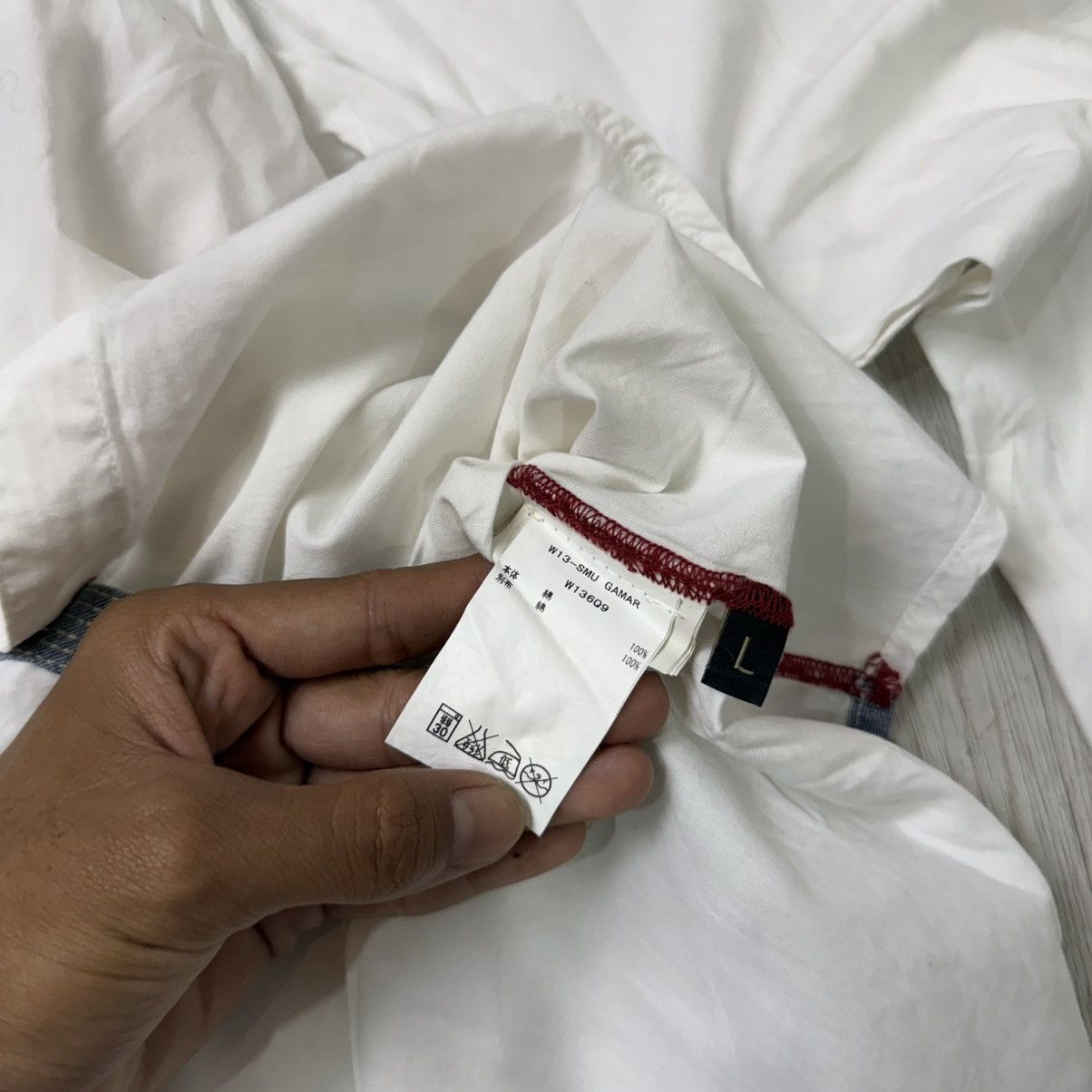 Napapijri NAPAPIJRI gamar white button shirt Size US L / EU 52-54 / 3 - 6 Thumbnail