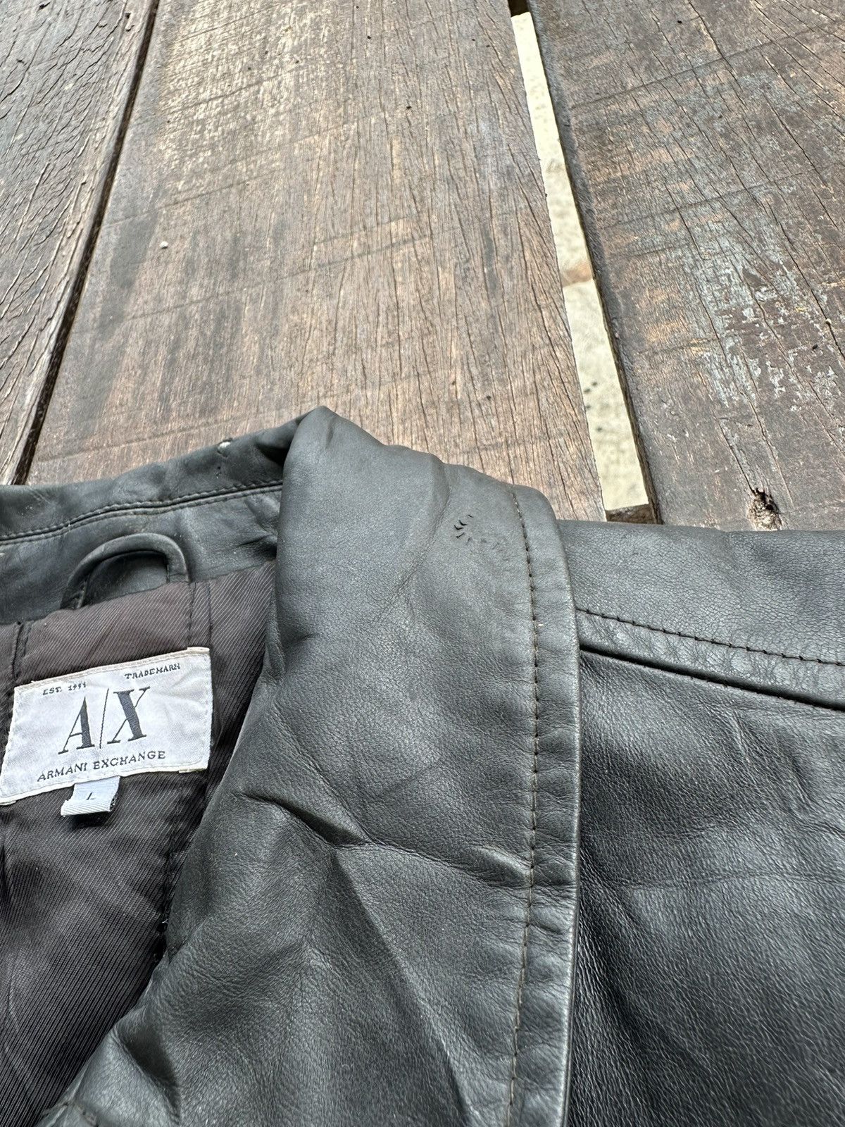 Armani Exchange Armani exchange leather jacket Size US L / EU 52-54 / 3 - 11 Thumbnail