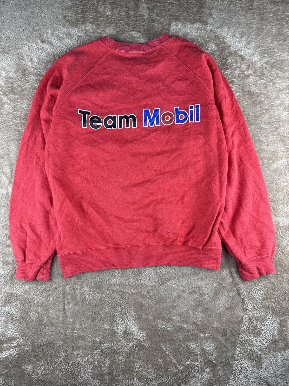 Vintage Vtg Team Mobil Racing Team Rally Moto Formula 1 Street Race Size US M / EU 48-50 / 2 - 4 Thumbnail