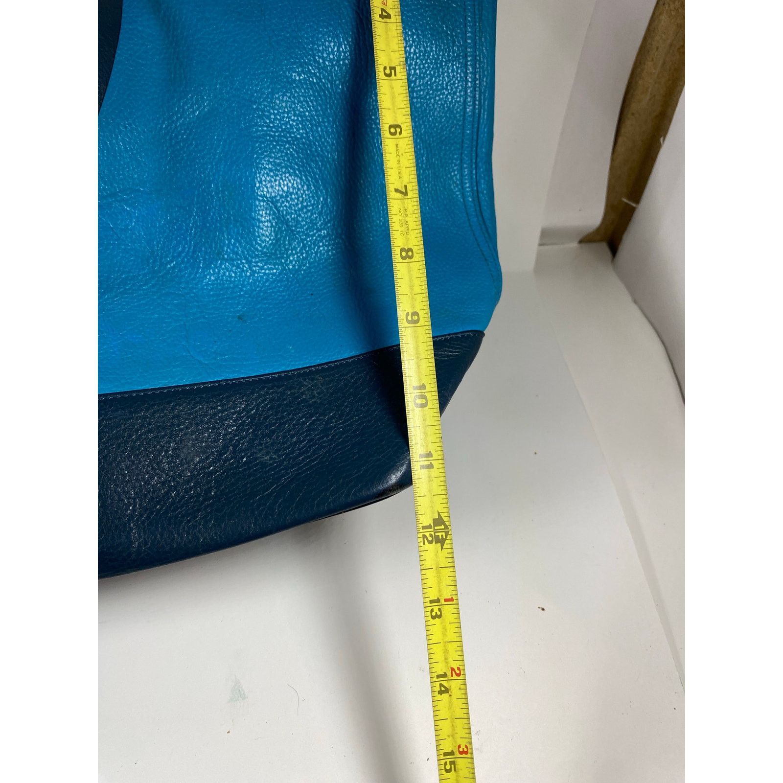 Cole Haan Cole Haan Leather Tote Blue Size ONE SIZE - 6 Thumbnail