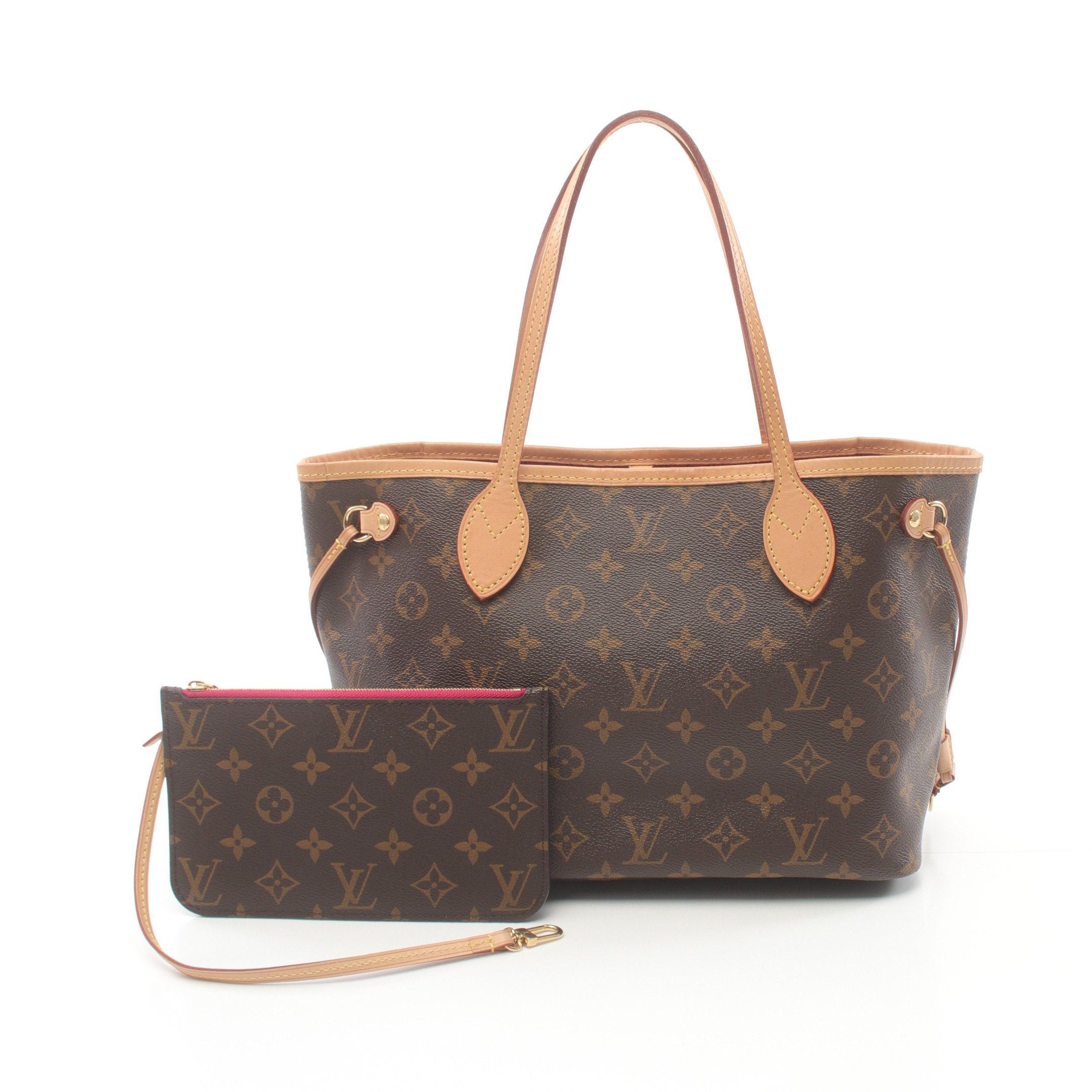 Louis Vuitton Louis Vuitton Neverfull Pm Monogram Pivoine Handbag Tote Bag Leather Brown Size ONE SIZE - 1 Thumbnail