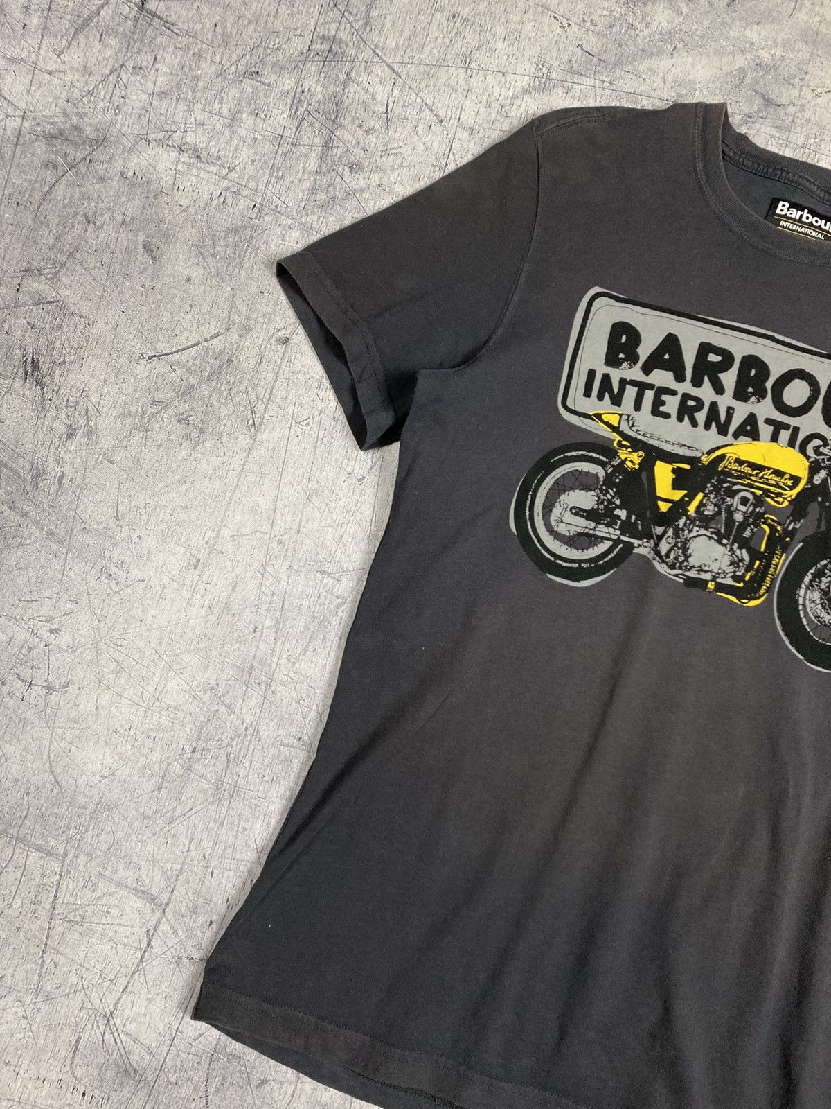 Barbour Vintage Barbour International Motorcycle Big Logo Tee Size US S / EU 44-46 / 1 - 3 Thumbnail