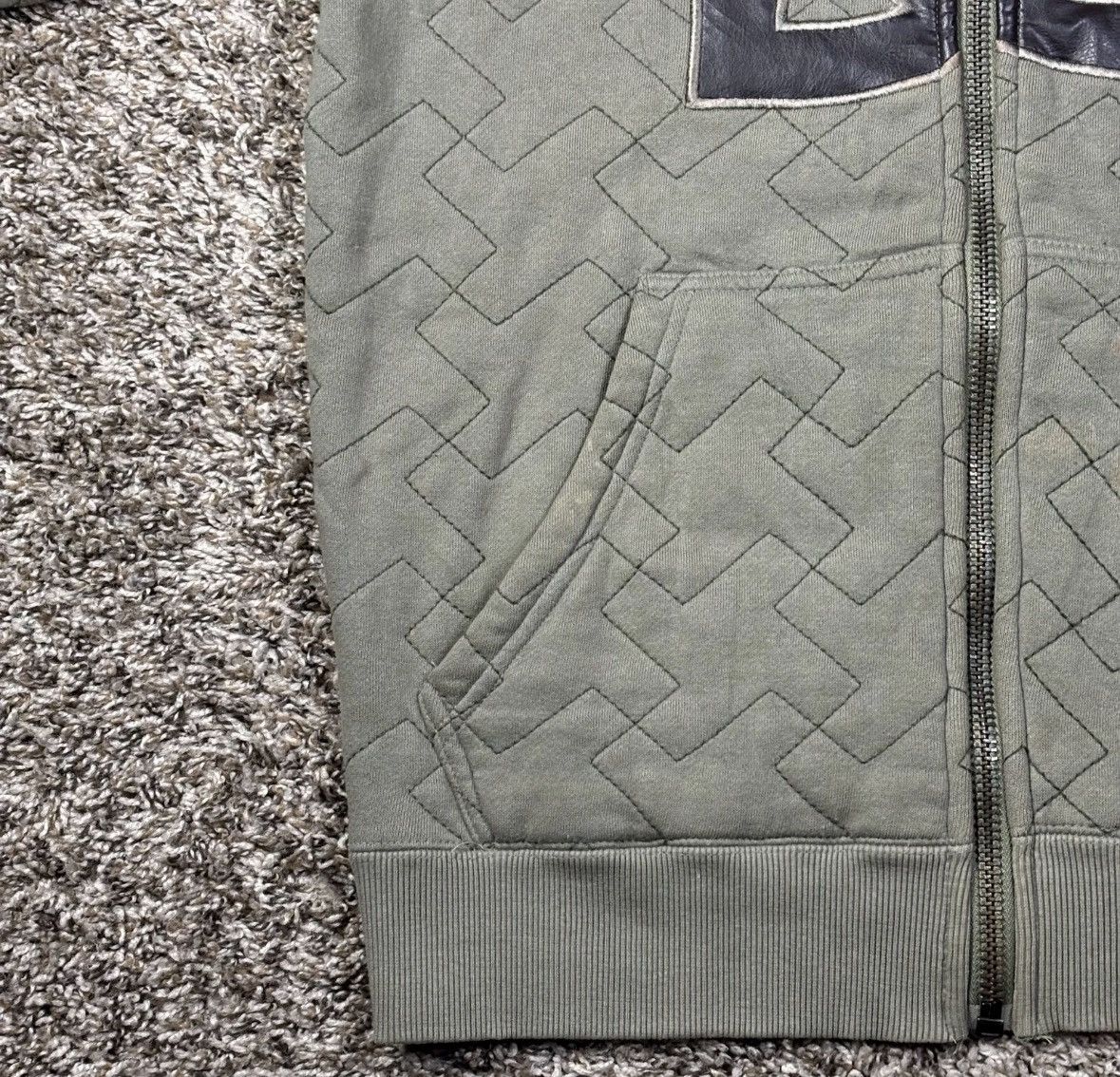 DC DC Shoes Hoodie Olive Embroidered Size US S / EU 44-46 / 1 - 7 Thumbnail