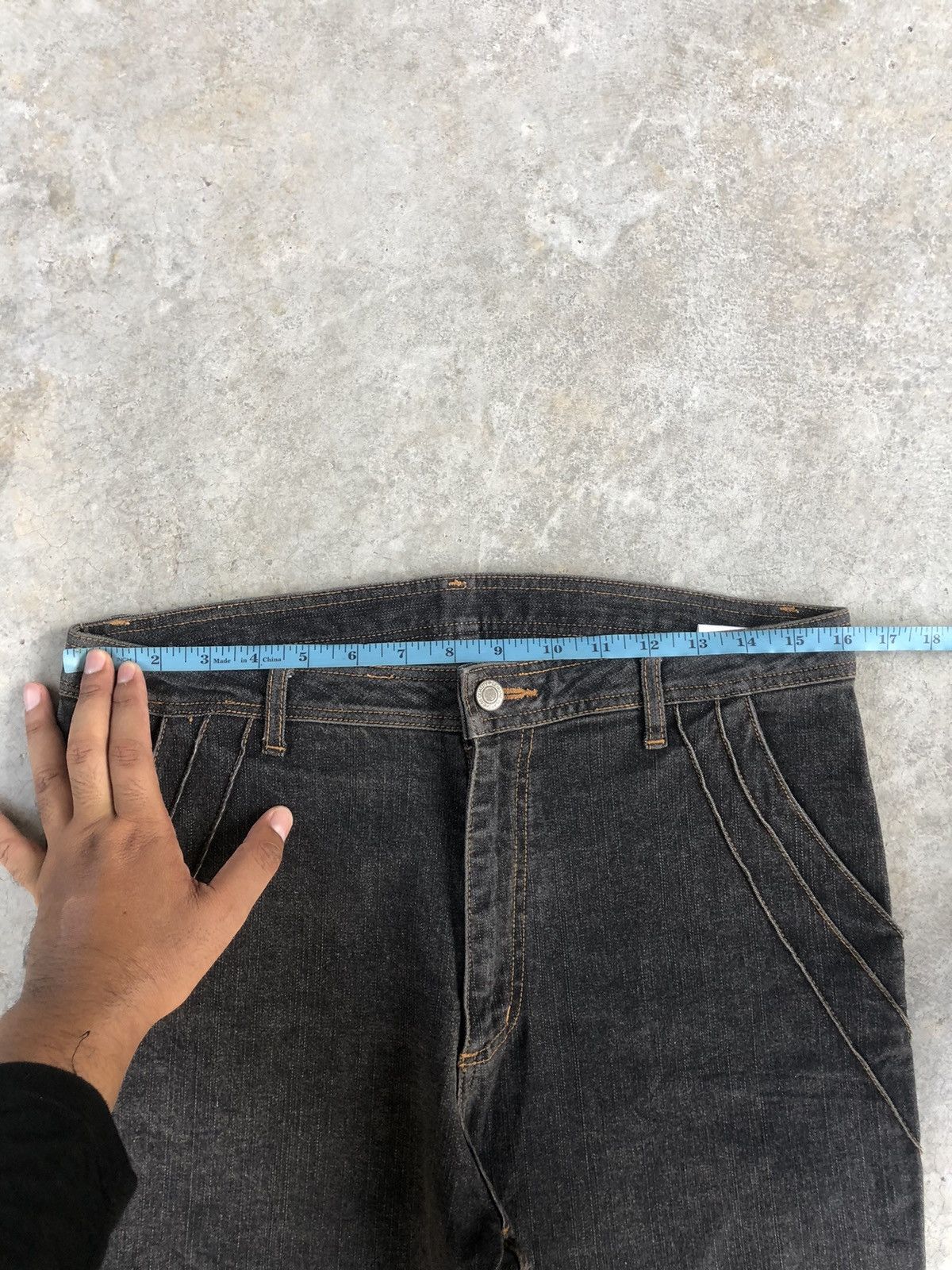 Vintage Japanese Playchess Flared Jeans Distressed Jeans Size US 32 / EU 48 - 17 Thumbnail