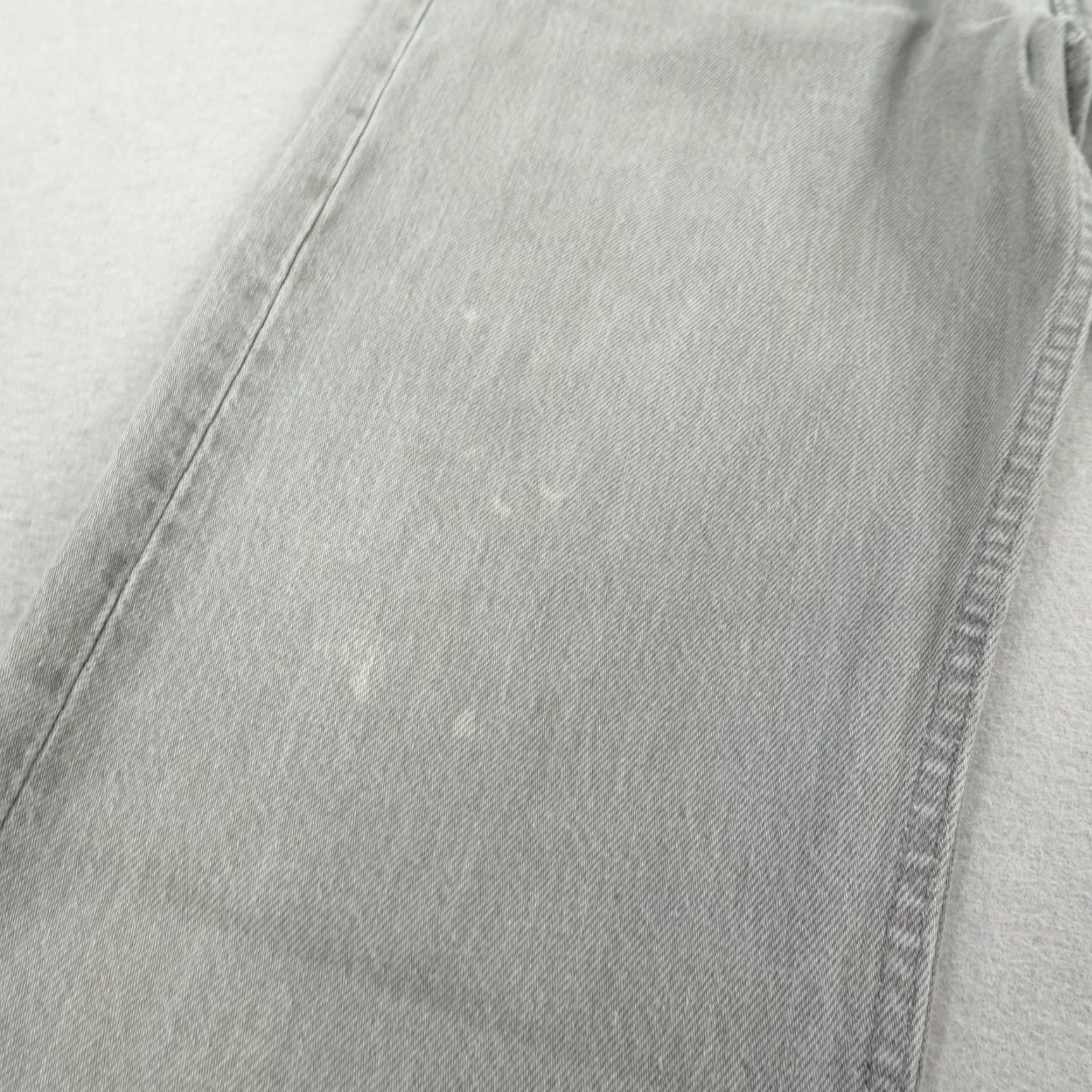 Levi's VINTAGE Levi's 501 Jeans Mens Regular Fit 33x30 Gray Denim Straight Leg Cotton Button Fly 80s Size US 33 - 4 Thumbnail