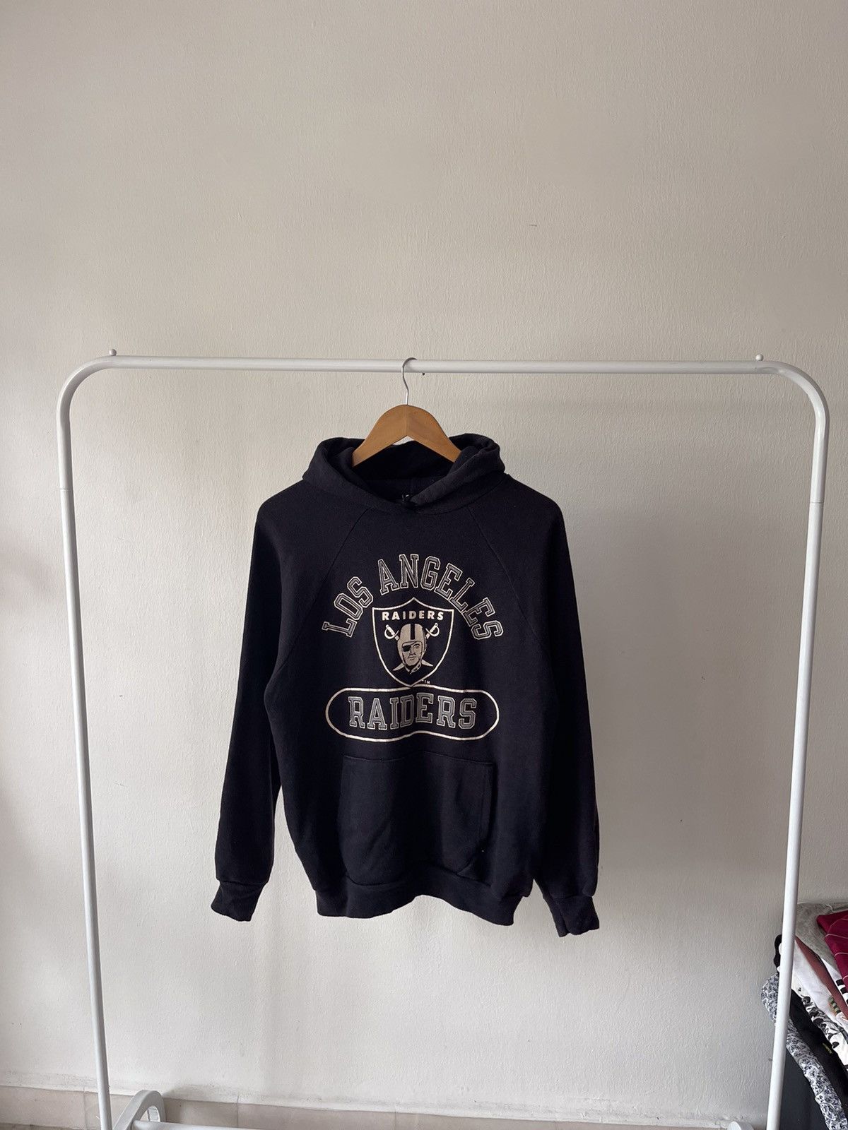 Champion × Vintage 80s Champion Los Angeles RAIDERS Hoodie Size US M / EU 48-50 / 2 - 2 Thumbnail