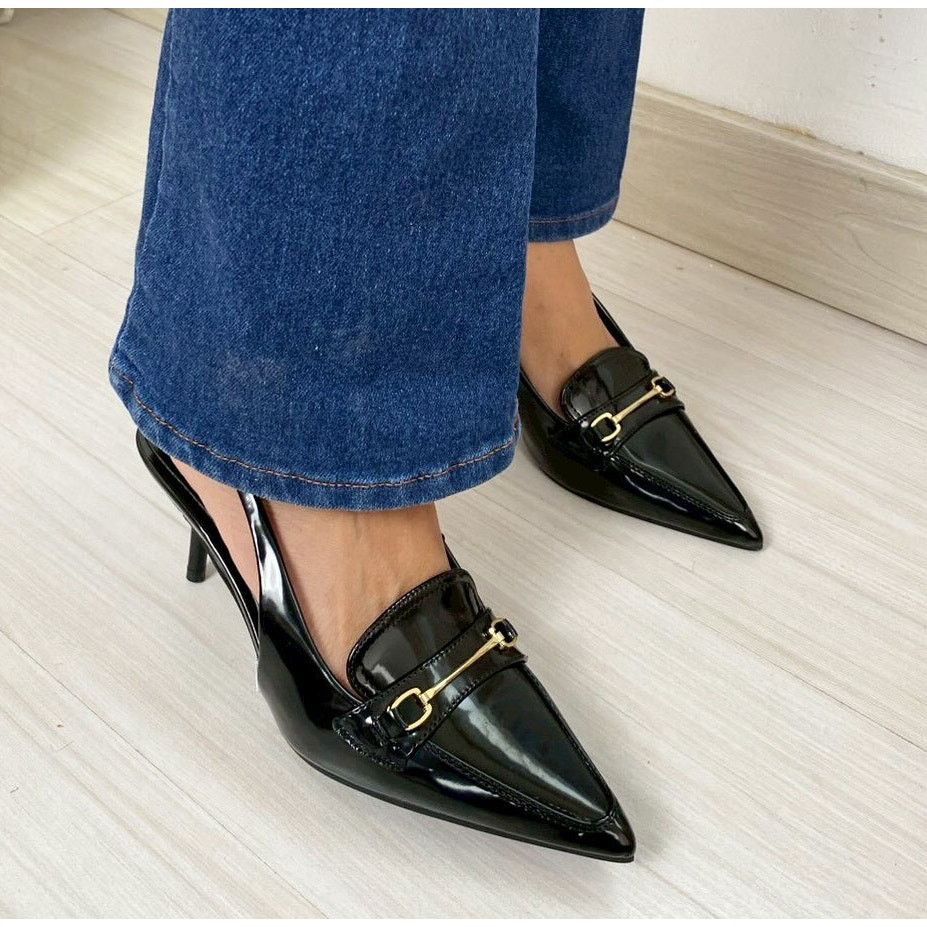 Zara RARE!!! ZARA Embellished Slingback Shoes NWT Size US 9 / IT 39 - 11 Thumbnail