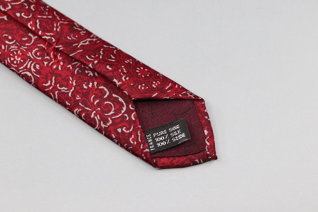 Jean-Louis Scherrer Vintage Jean-Louis Scherrer Red Silk Tie Size ONE SIZE - 5 Thumbnail
