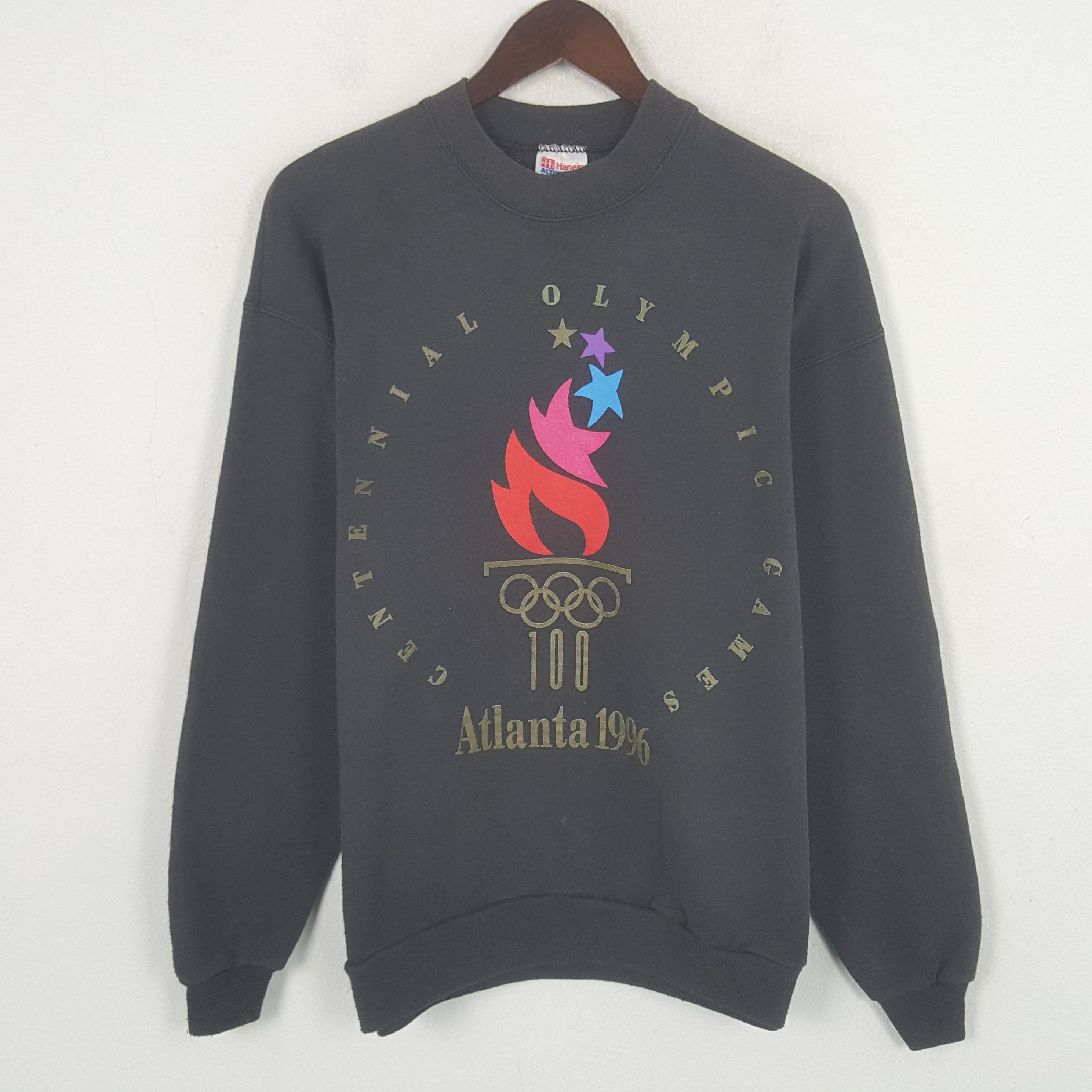 USA Olympics Vintage Olympic Atlanta 1996 Sweatshirt Size US L / EU 52-54 / 3 - 1 Thumbnail