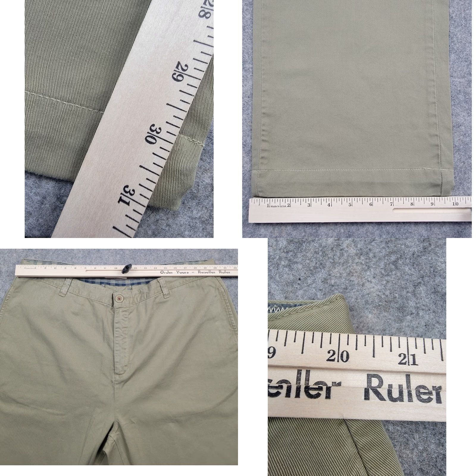 The Territory Ahead The Territory Ahead Pants Mens 42x32 Green Flat Front Casual NWT Size US 42 / EU 58 - 10 Thumbnail
