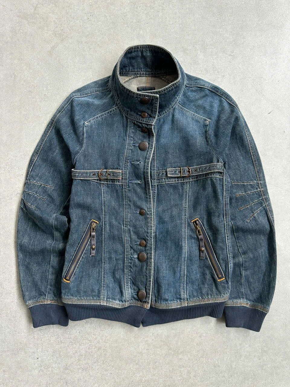 Designer × Marithe + Francois Girbaud 2000s Marithe Francois Girbaud Denim Jacket Size US M / EU 48-50 / 2 - 1 Thumbnail