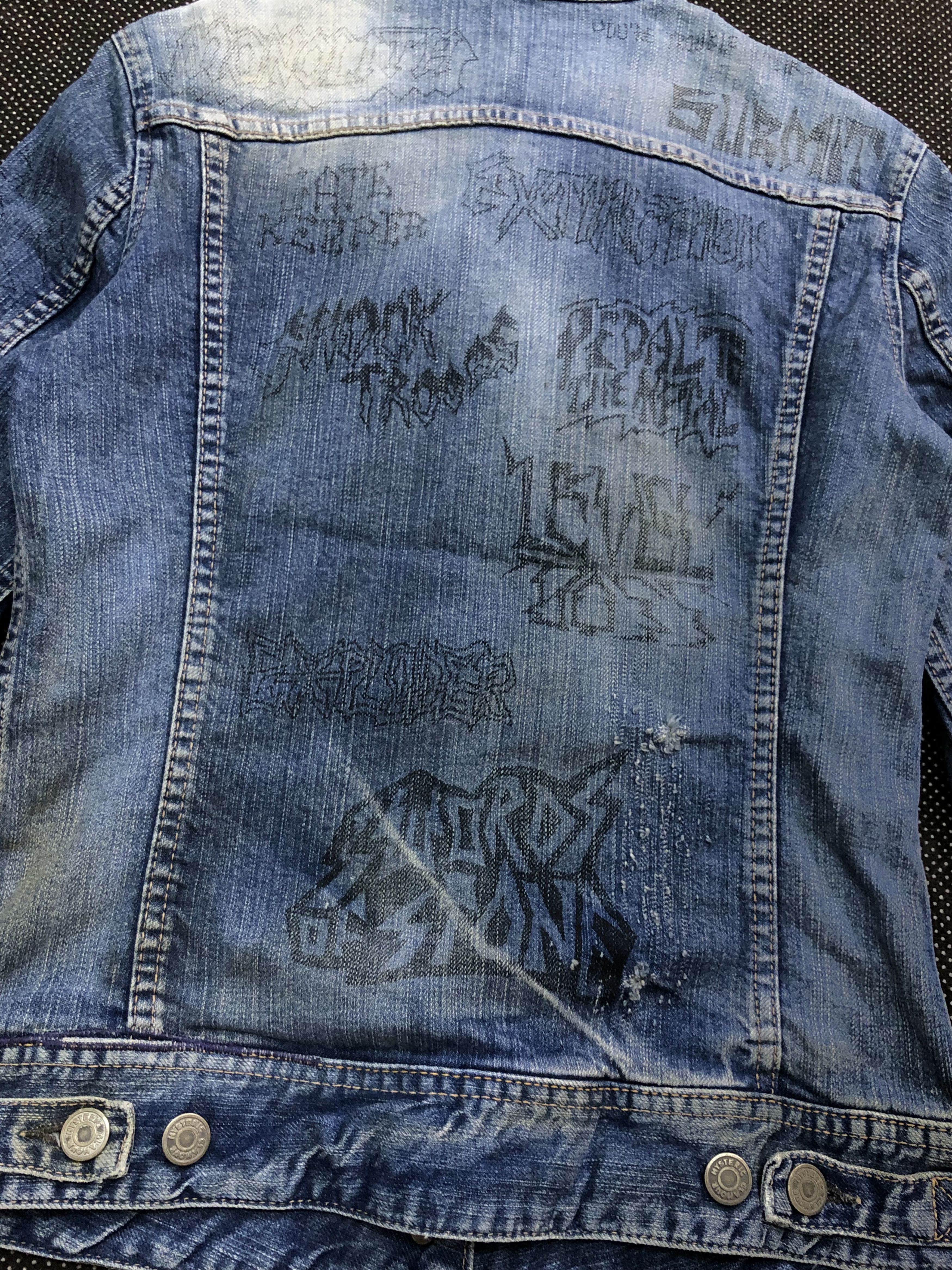 Hysteric Glamour RARE🔥90’S HYSTERIC KINKY JEANS TAKUYA KIMURA DENIM JACKET Size XXS / US 00 / IT 34 - 12 Thumbnail