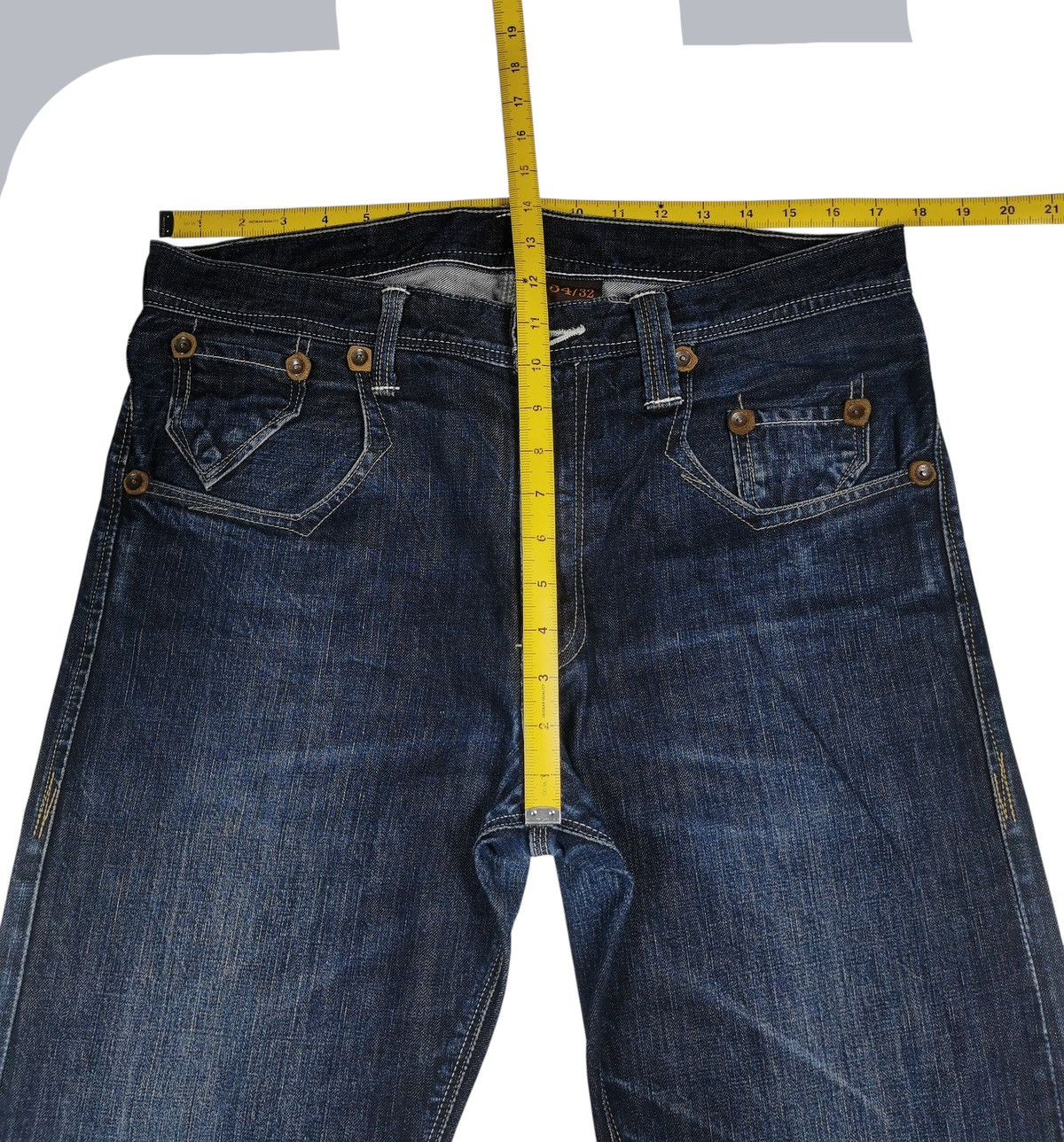 Levi's Vintage Levis 502 Original Riveted Denim Jeans Size US 35 - 11 Thumbnail