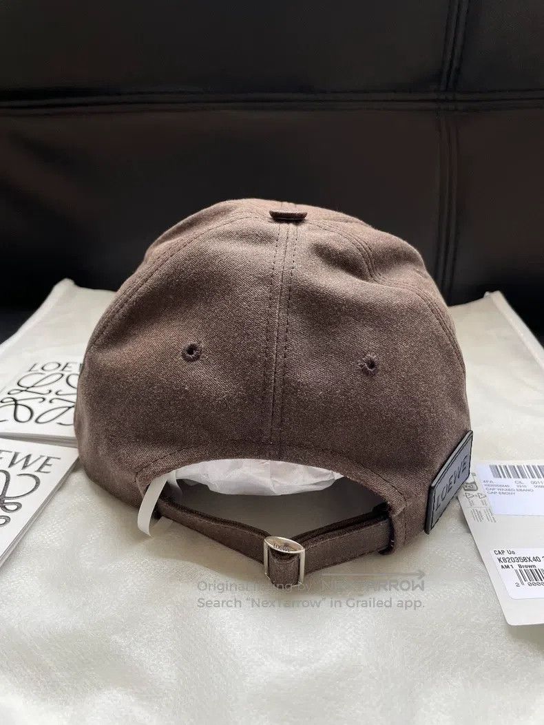 Loewe Embroidered Logo Cotton Baseball Cap